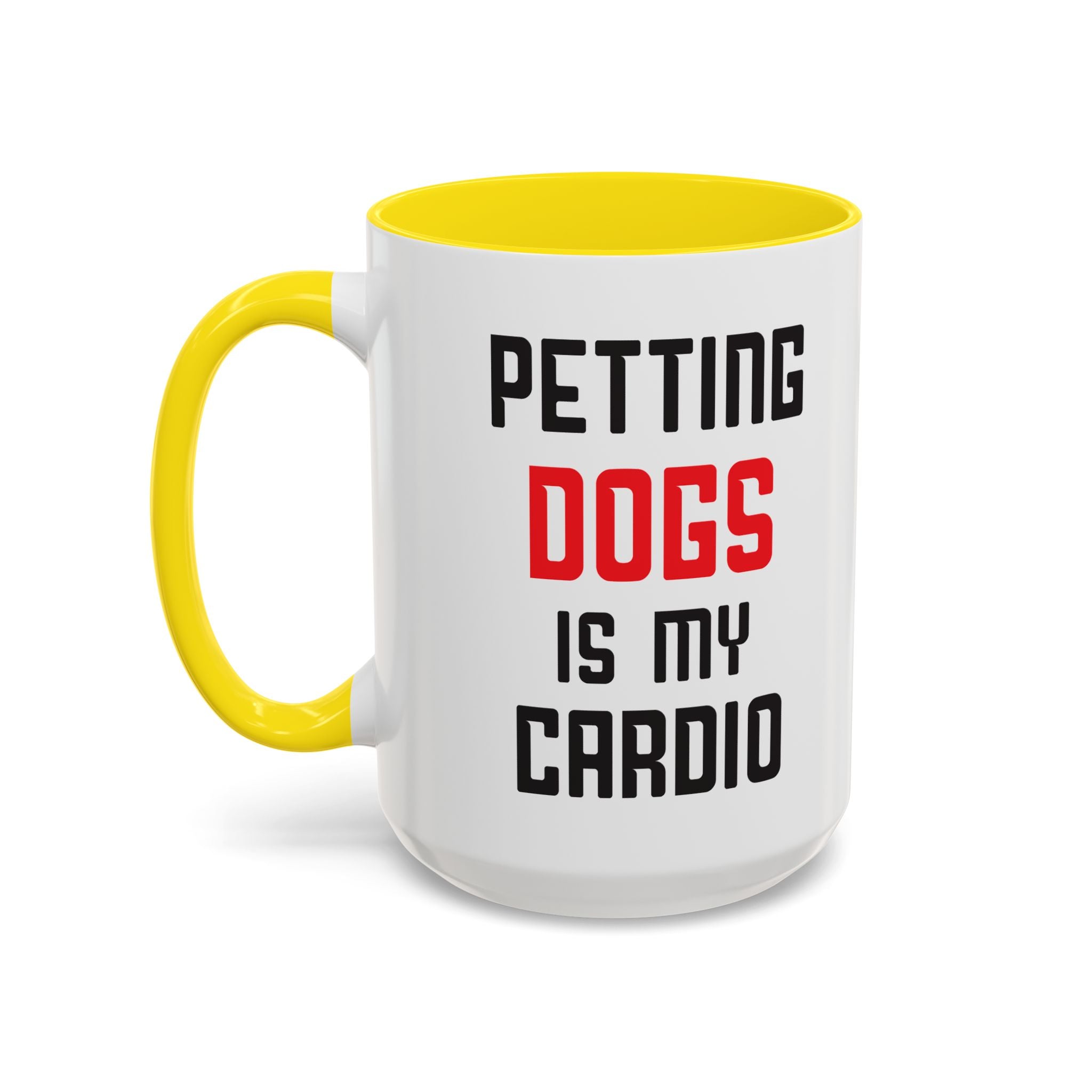 Dog Lover Coffee Mug – 11oz & 15oz Funny Pet Quote, Colorful Interior