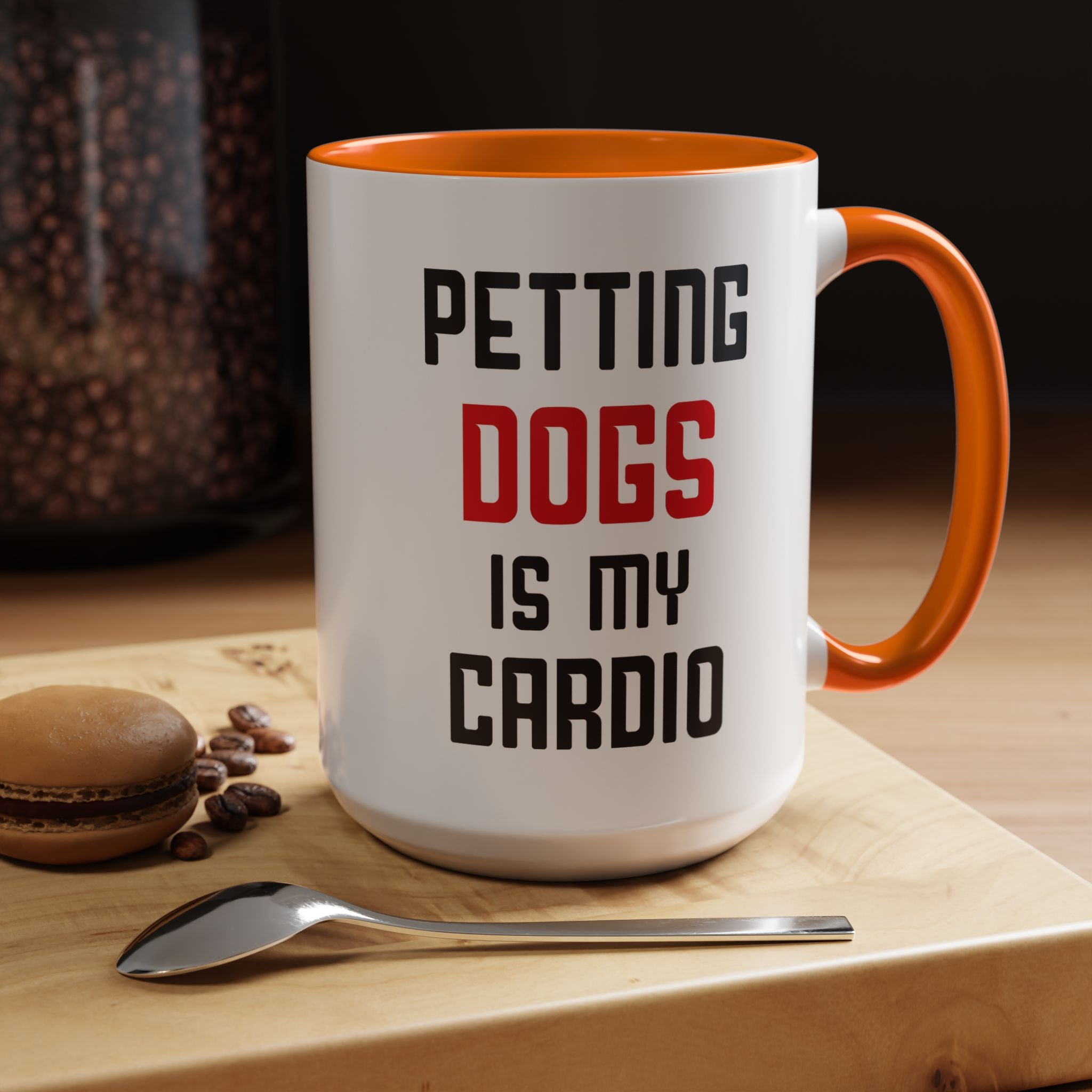 Dog Lover Coffee Mug – 11oz & 15oz Funny Pet Quote, Colorful Interior