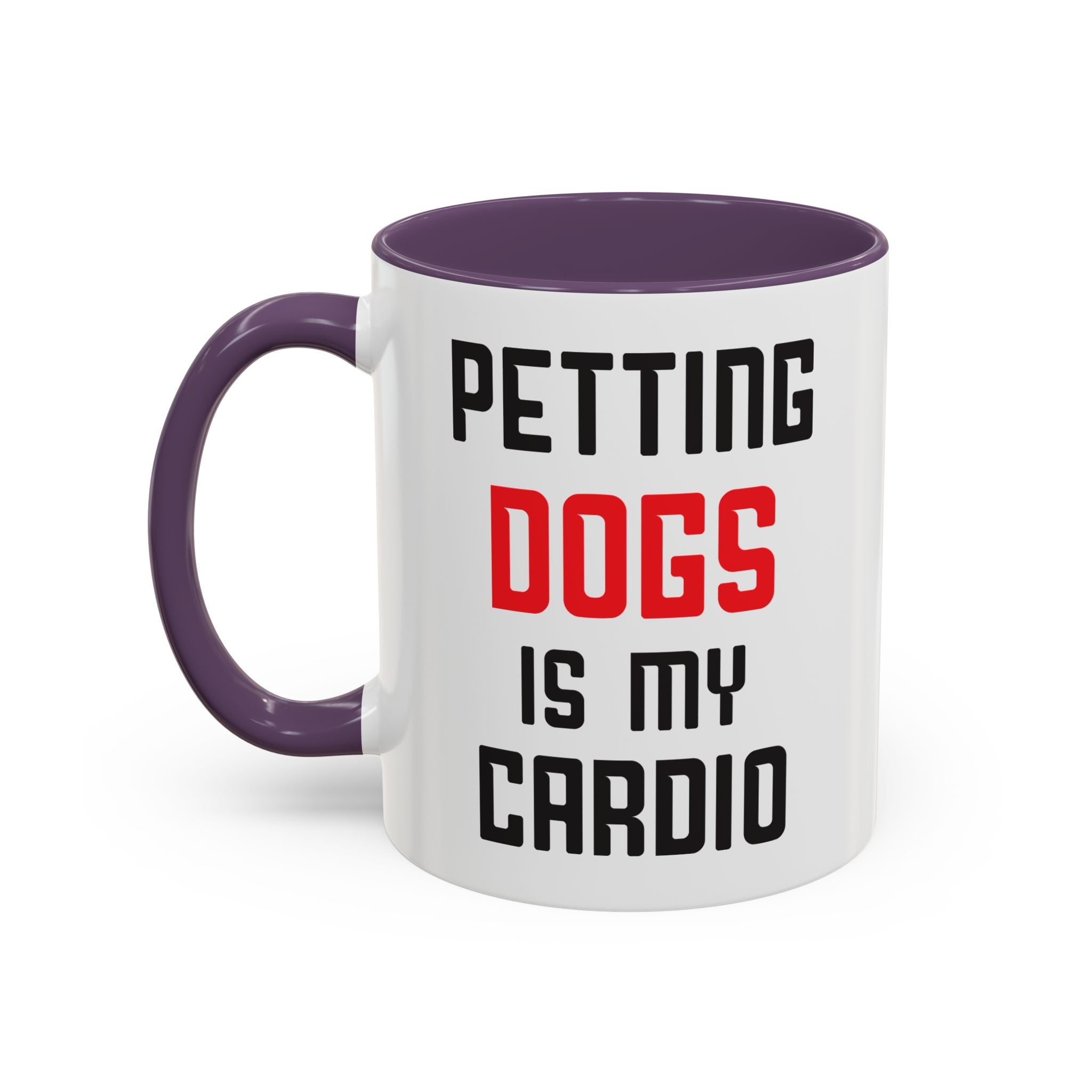 Dog Lover Coffee Mug – 11oz & 15oz Funny Pet Quote, Colorful Interior
