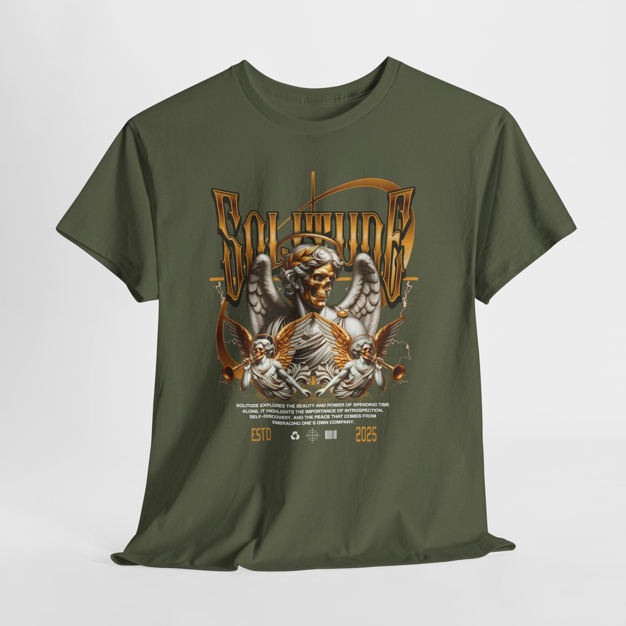"Wings of Sin" - Gothic T-Shirt Design