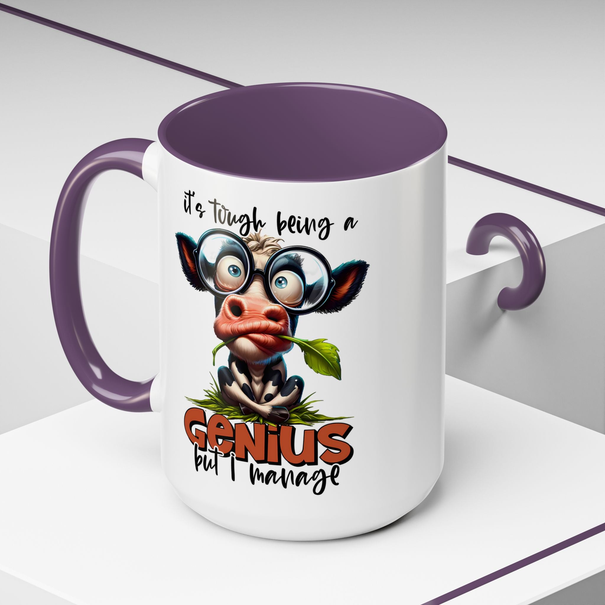 Moo-dest Genius Coffee Mug