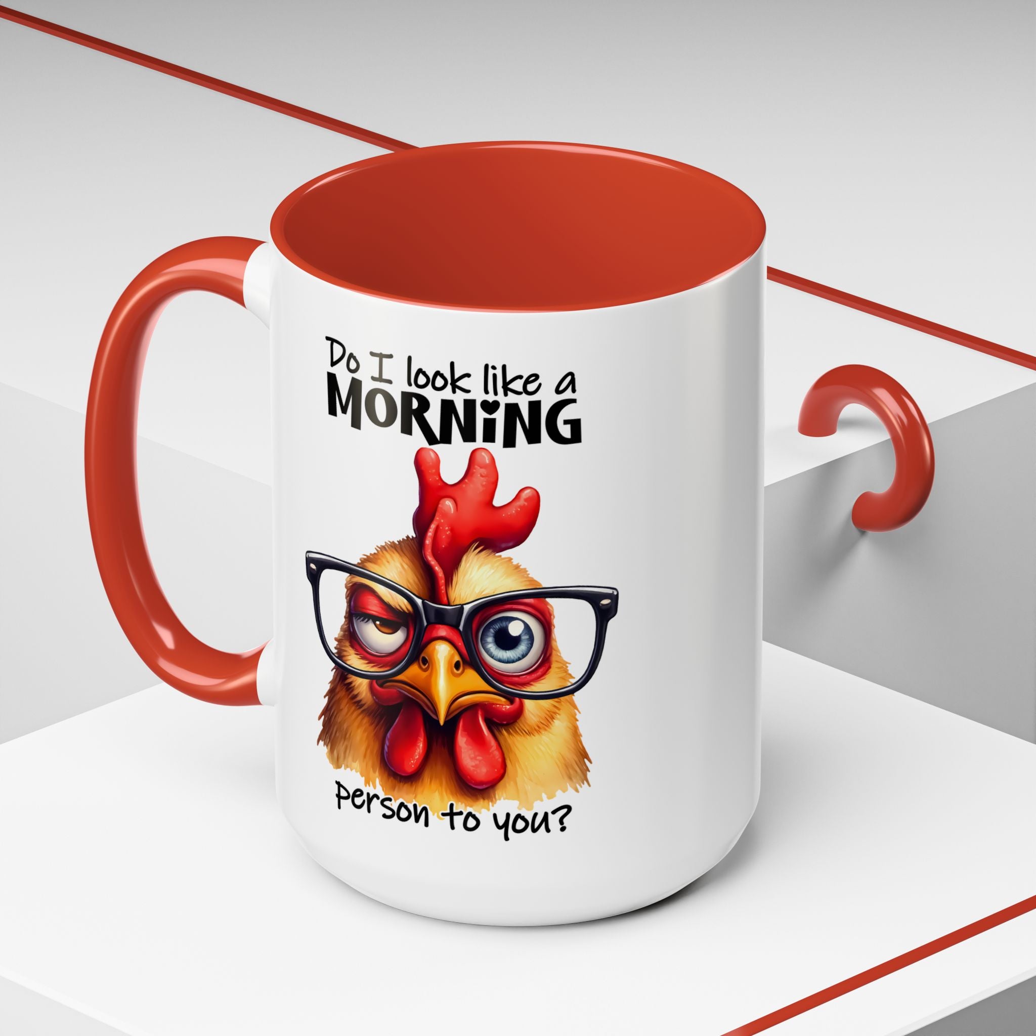 Do I Look Like a Morning Person? – Serious Chicken Mug
