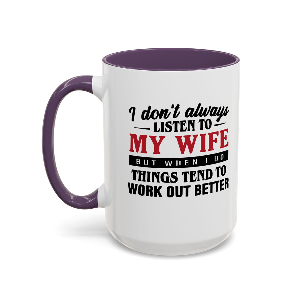 Funny Husband Coffee Mug – 11oz & 15oz Humor Quote, Colorful Interior