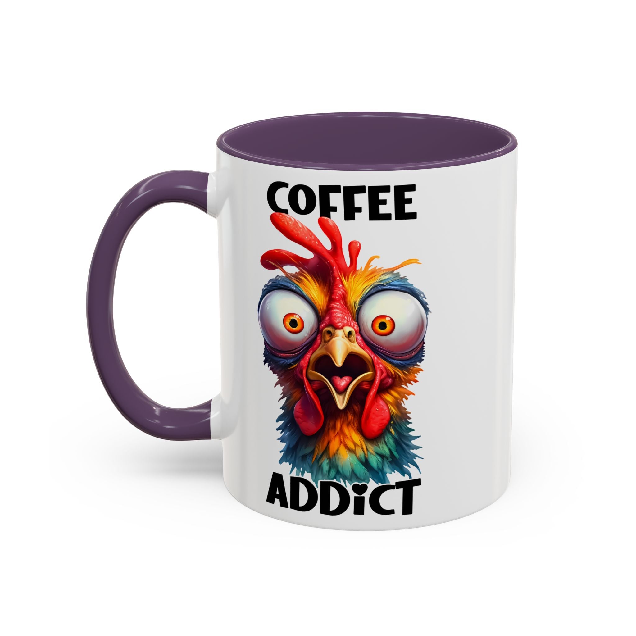 Coffee Addict – Perplexed Chicken Mug