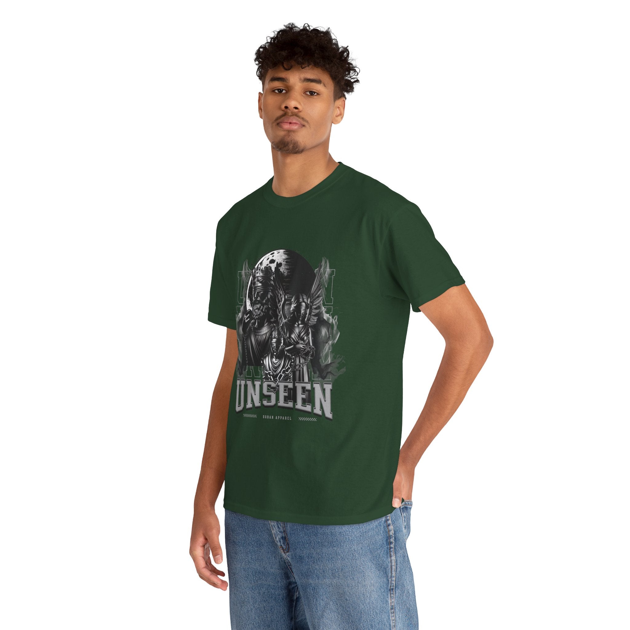 "Unseen" Blindfolded Figures with Chains - Dark Urban Apparel Digital Art