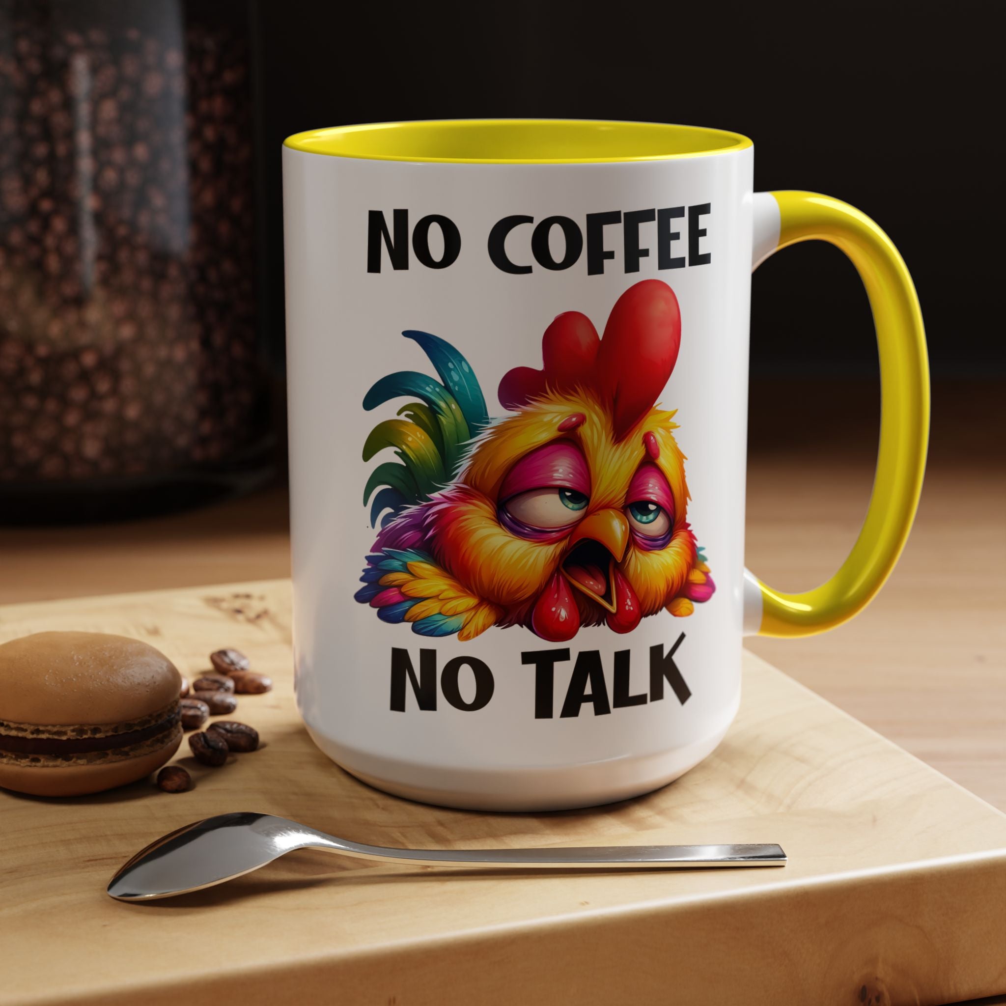 No Coffee, No Talk – Pre-Caffeine Warning Mug