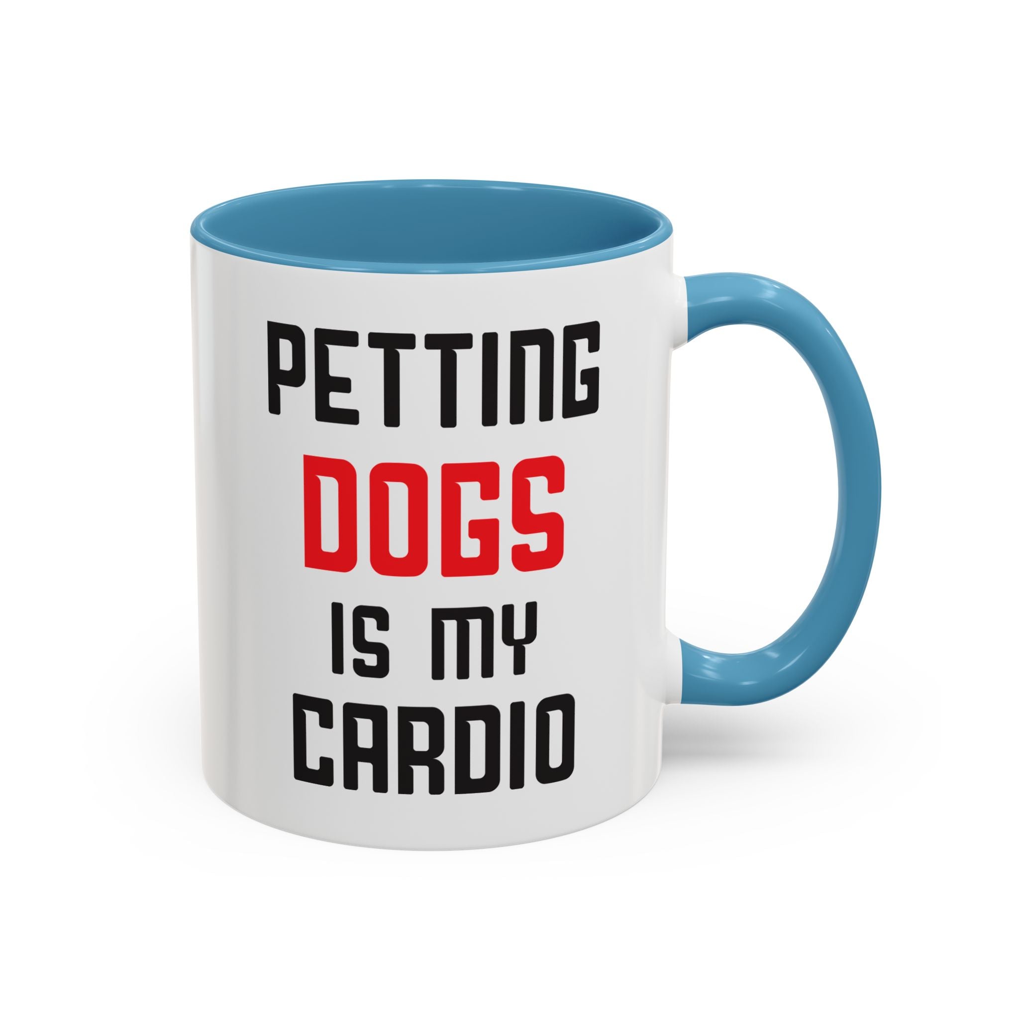 Dog Lover Coffee Mug – 11oz & 15oz Funny Pet Quote, Colorful Interior