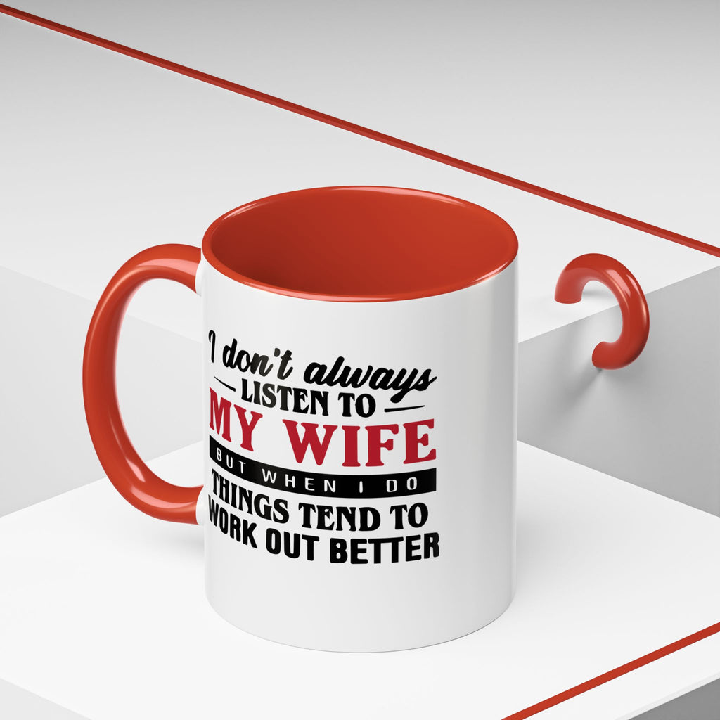Funny Husband Coffee Mug – 11oz & 15oz Humor Quote, Colorful Interior
