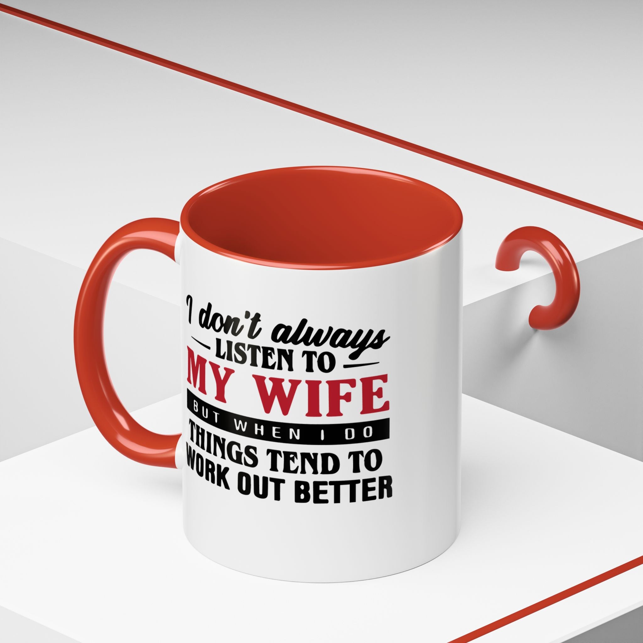 Funny Husband Coffee Mug – 11oz & 15oz Humor Quote, Colorful Interior
