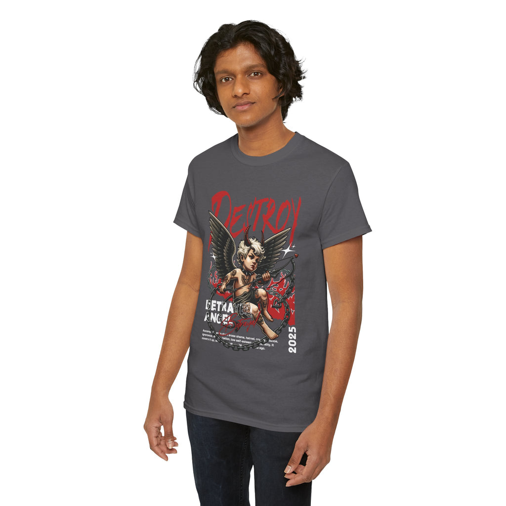 Destroyed Innocence: Betrayed Angel Streetwear Graphic