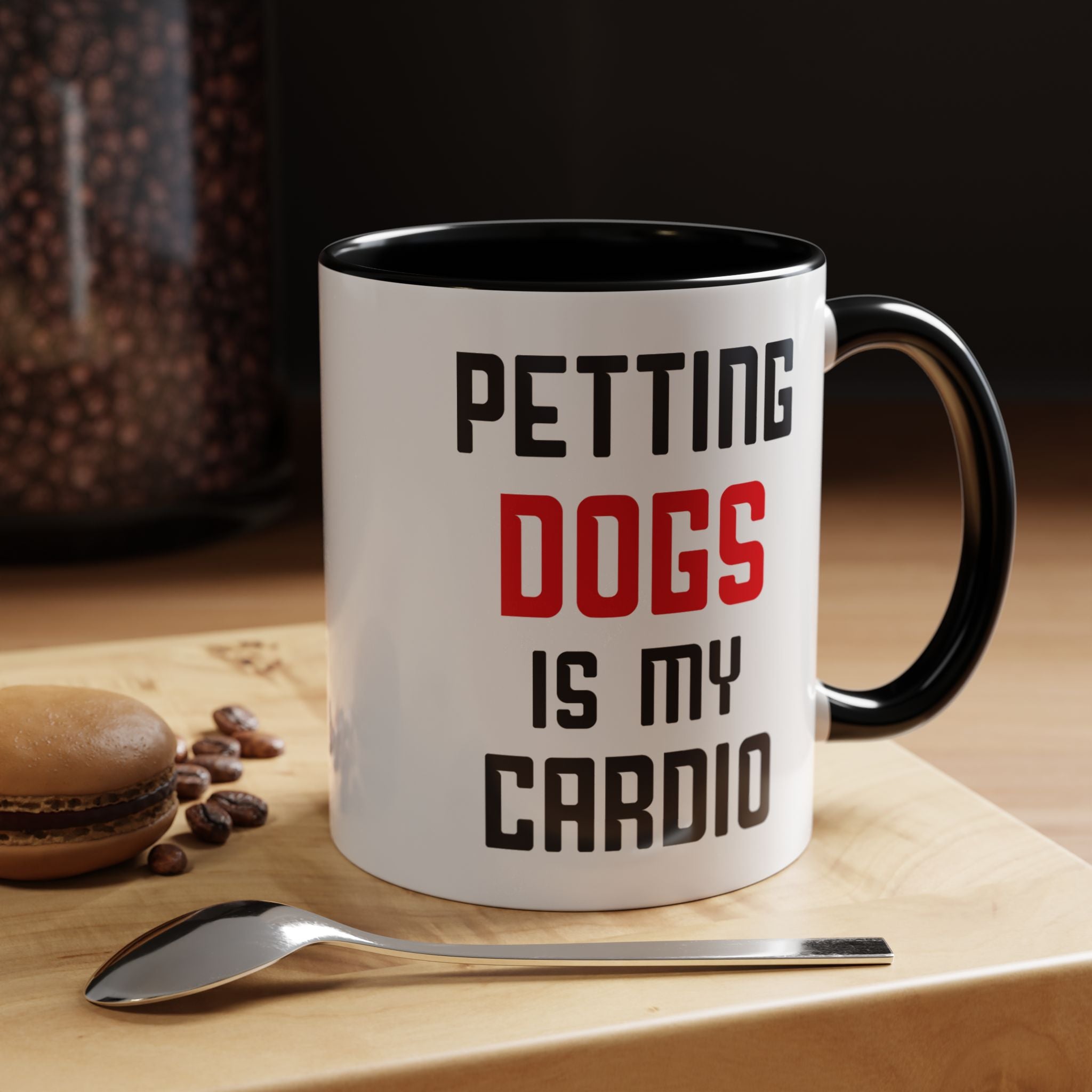 Dog Lover Coffee Mug – 11oz & 15oz Funny Pet Quote, Colorful Interior