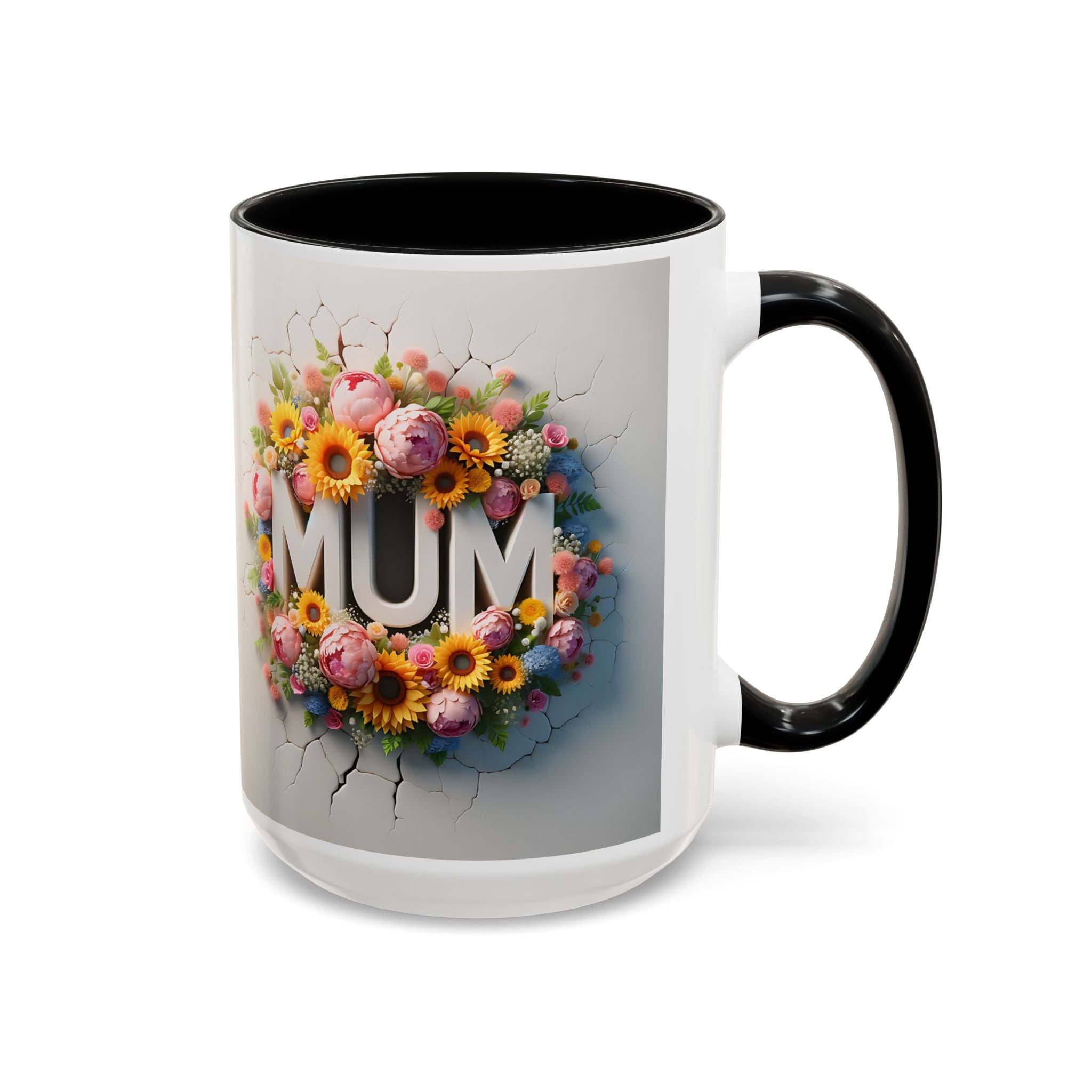 Love Mum Floral Coffee Mug