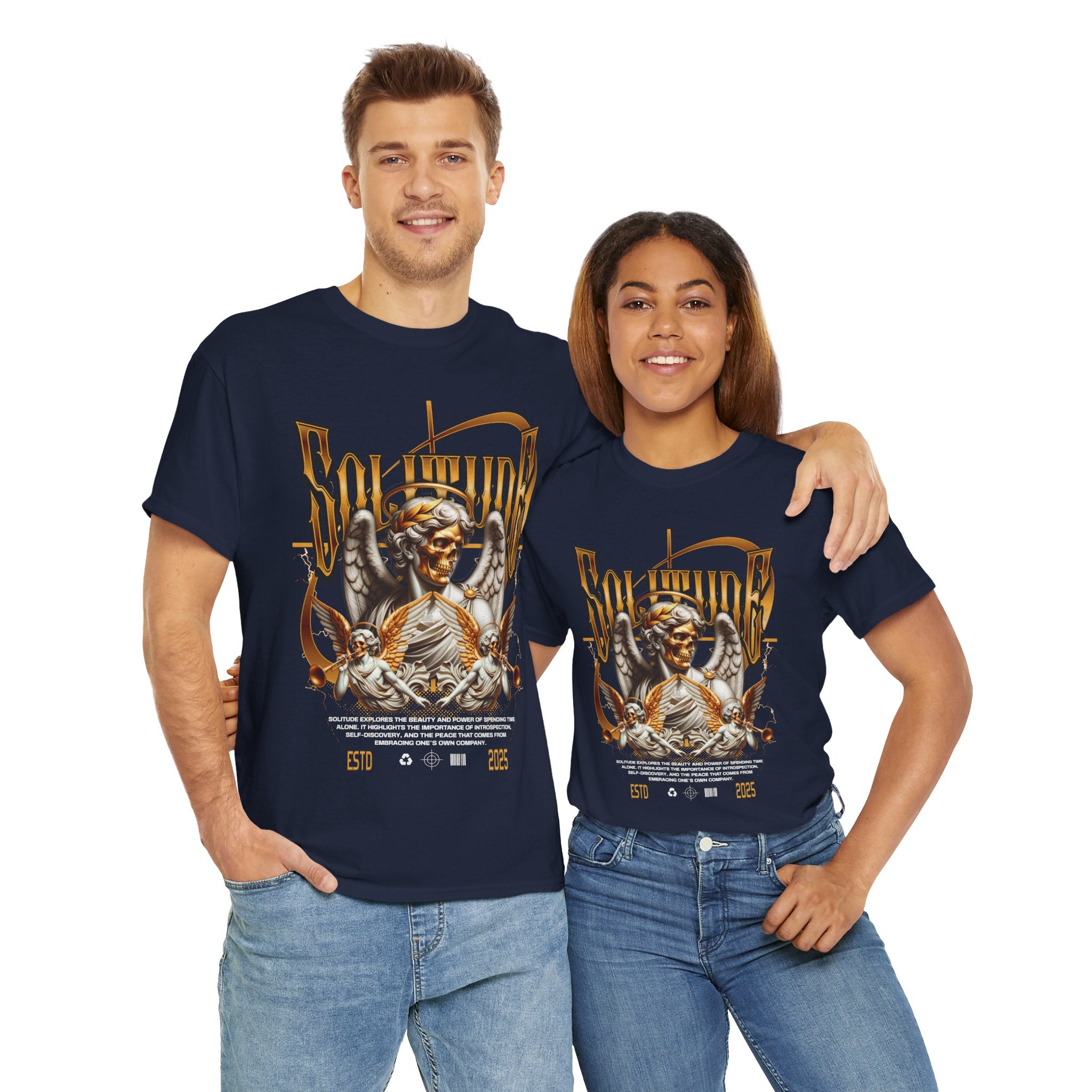 "Wings of Sin" - Gothic T-Shirt Design
