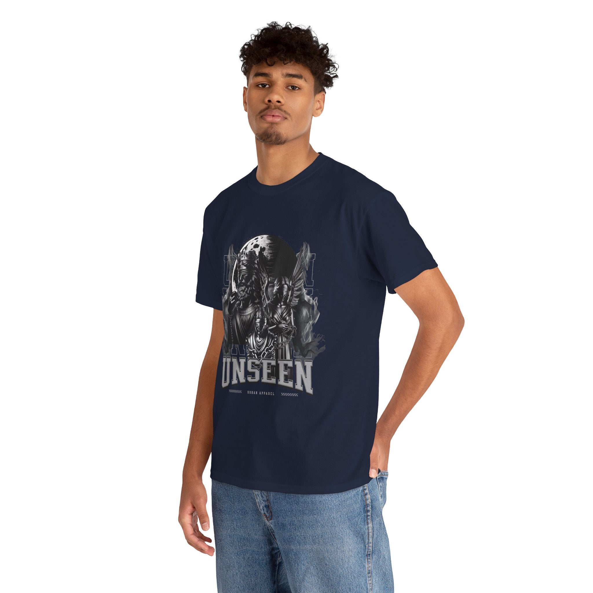 "Unseen" Blindfolded Figures with Chains - Dark Urban Apparel Digital Art