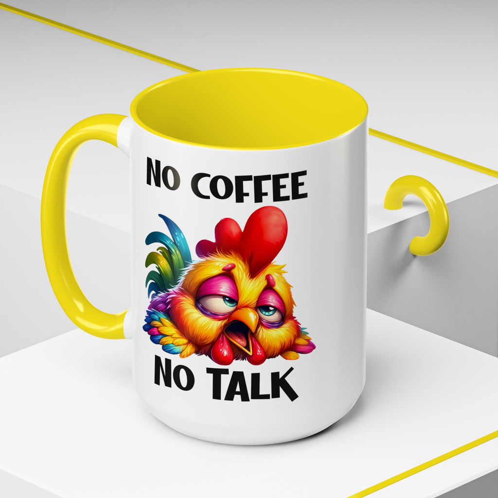 No Coffee, No Talk – Pre-Caffeine Warning Mug