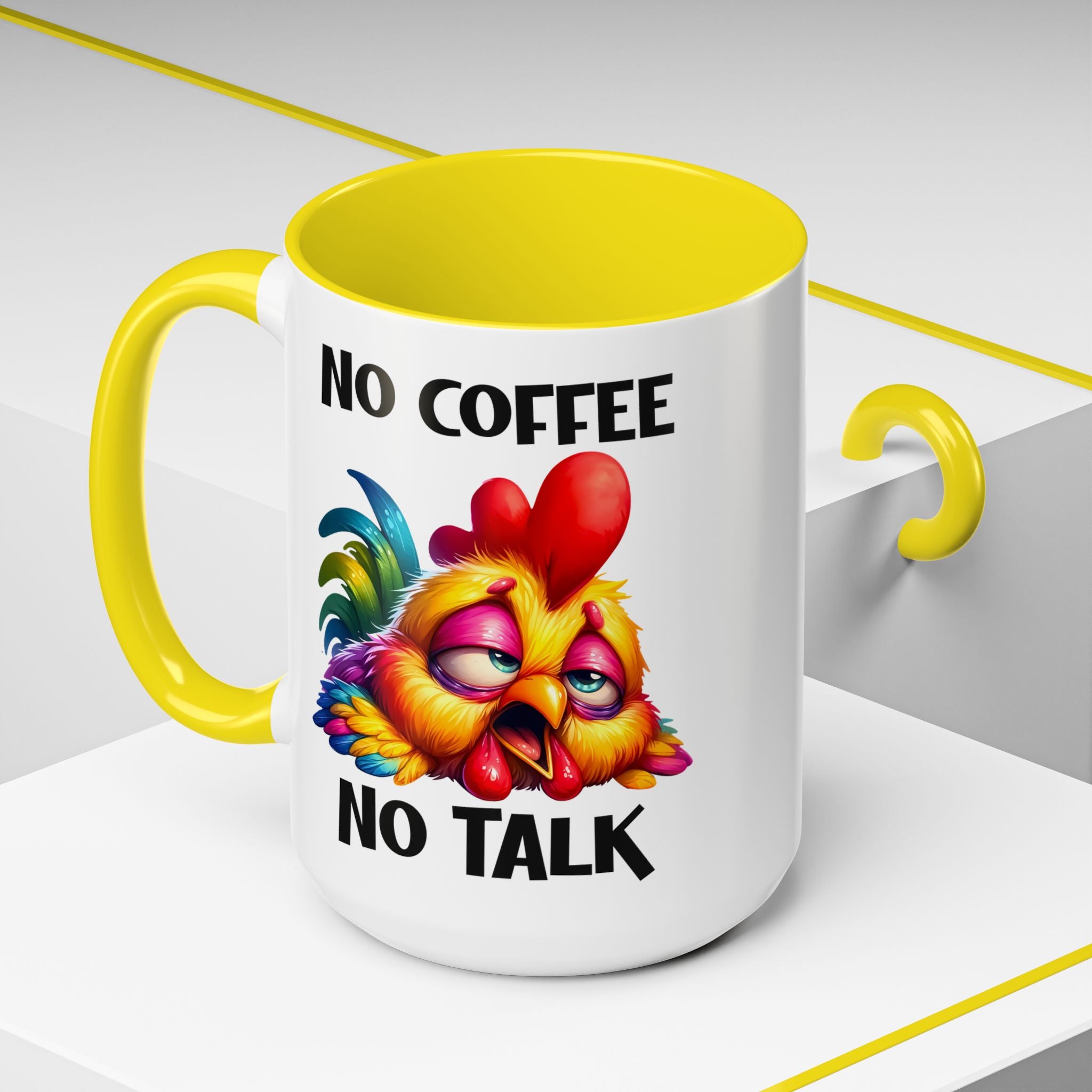 No Coffee, No Talk – Pre-Caffeine Warning Mug