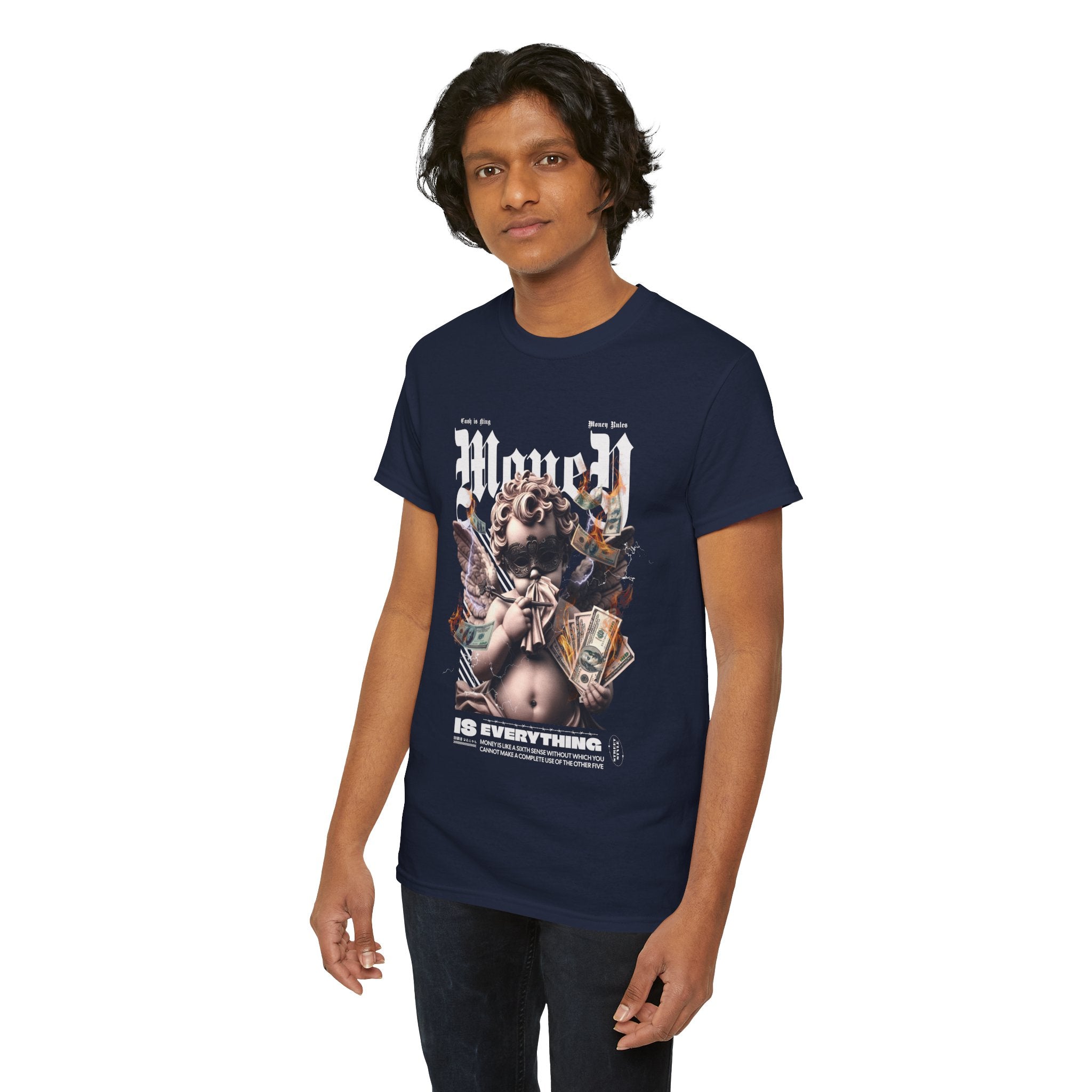 Money is Everything: Opulent Cherub Streetwear Design