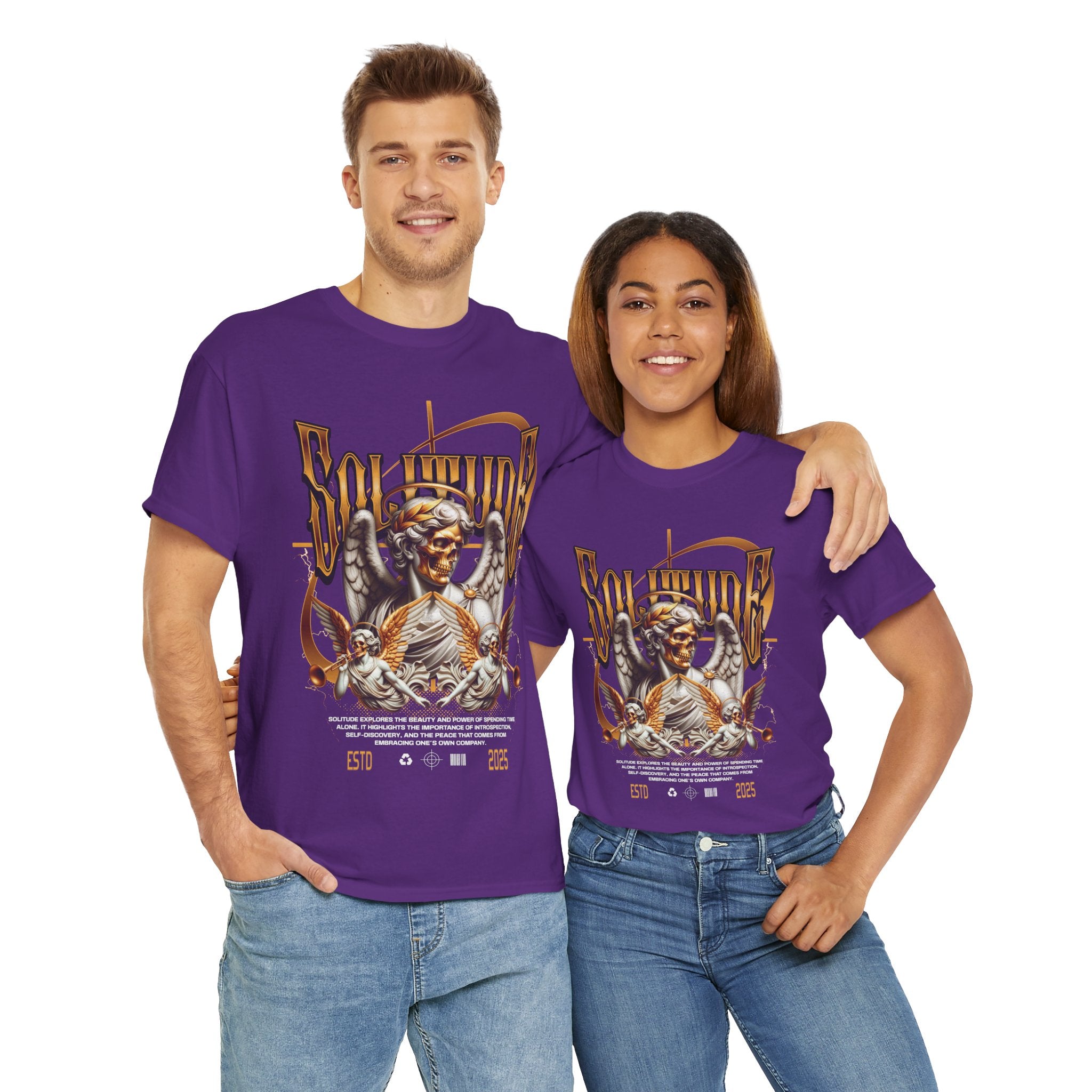 "Wings of Sin" - Gothic T-Shirt Design