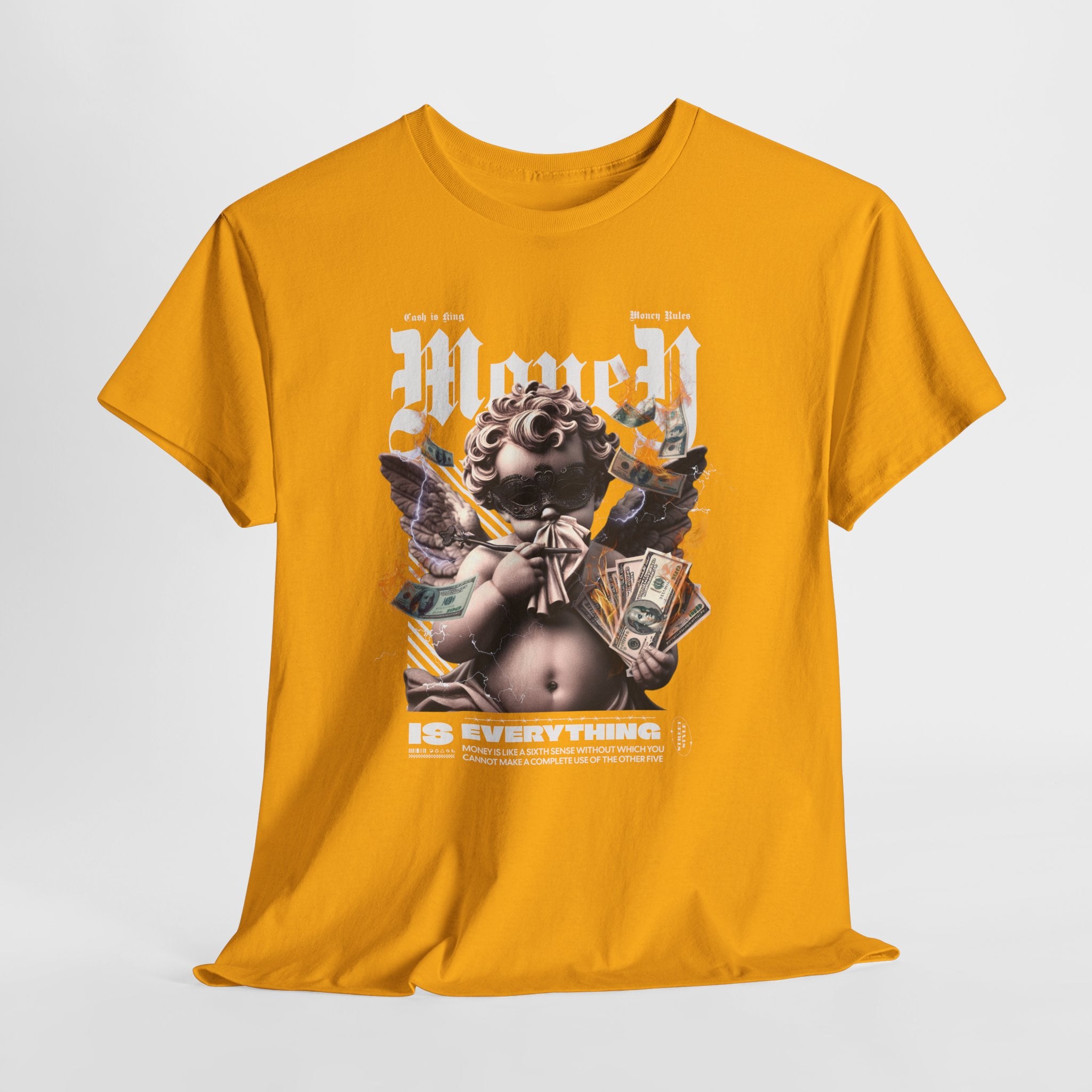 Money is Everything: Opulent Cherub Streetwear Design