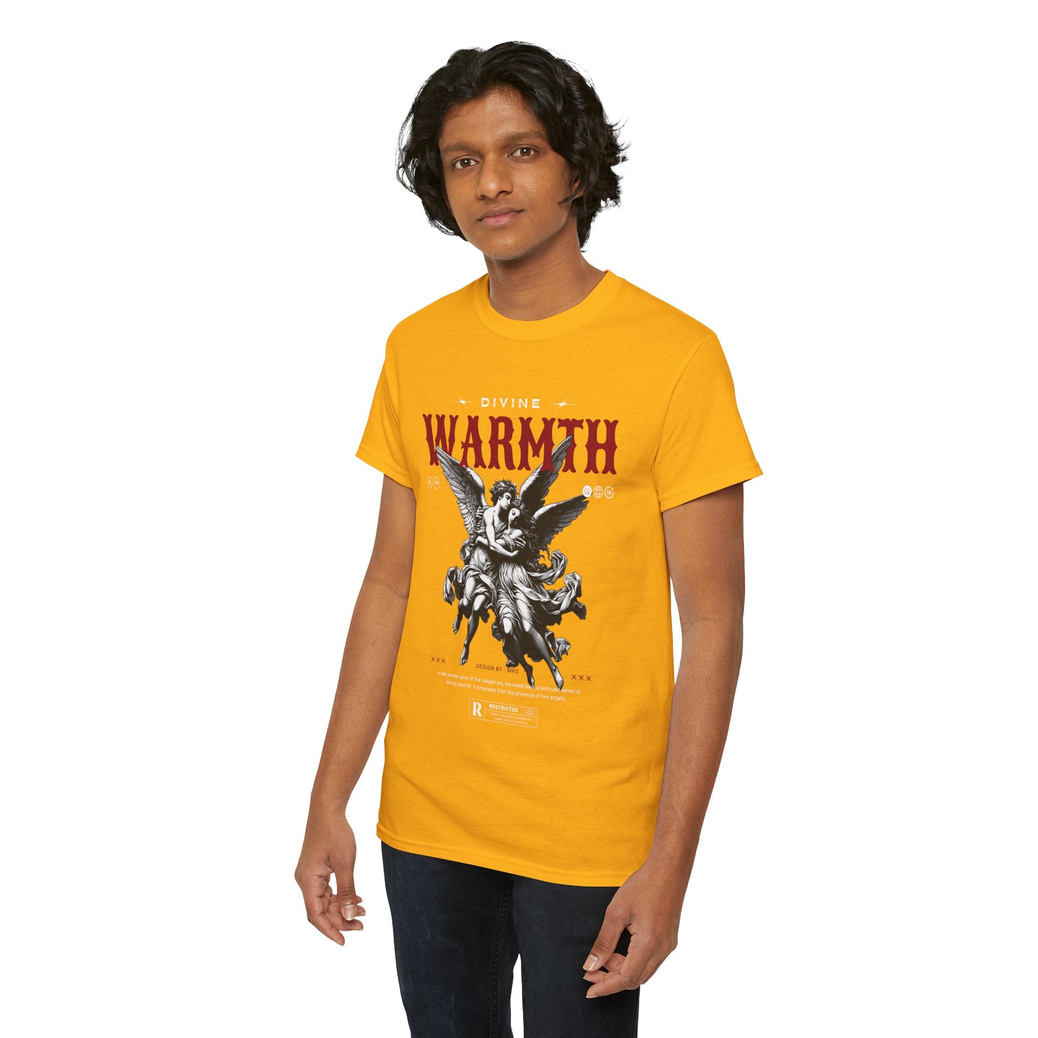 Divine Warmth: Angelic Embrace T-Shirt Design