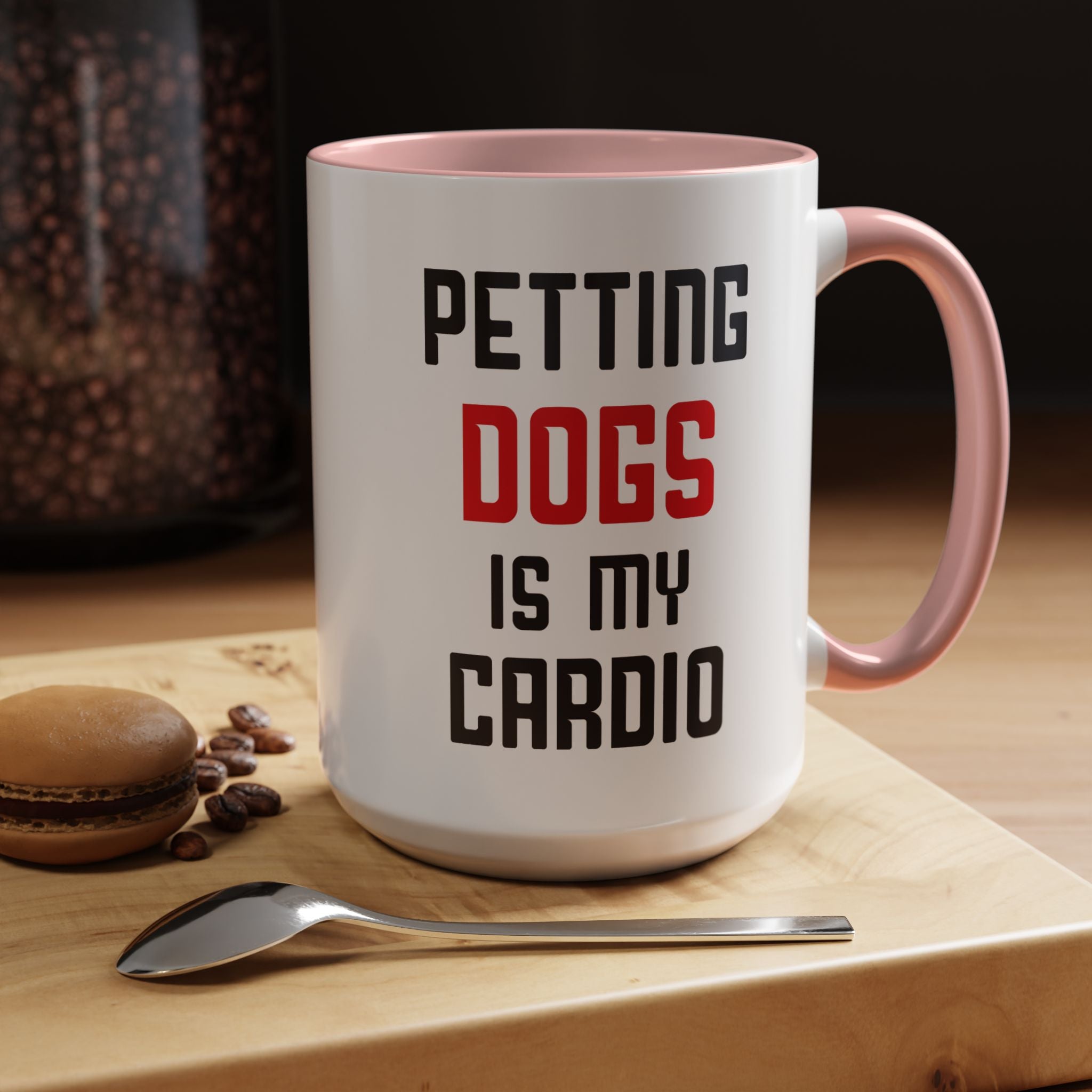 Dog Lover Coffee Mug – 11oz & 15oz Funny Pet Quote, Colorful Interior