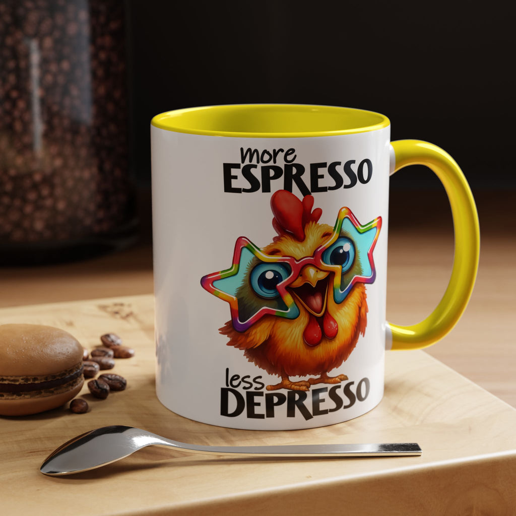 More Espresso, Less Depresso – Mood-Boosting Mug