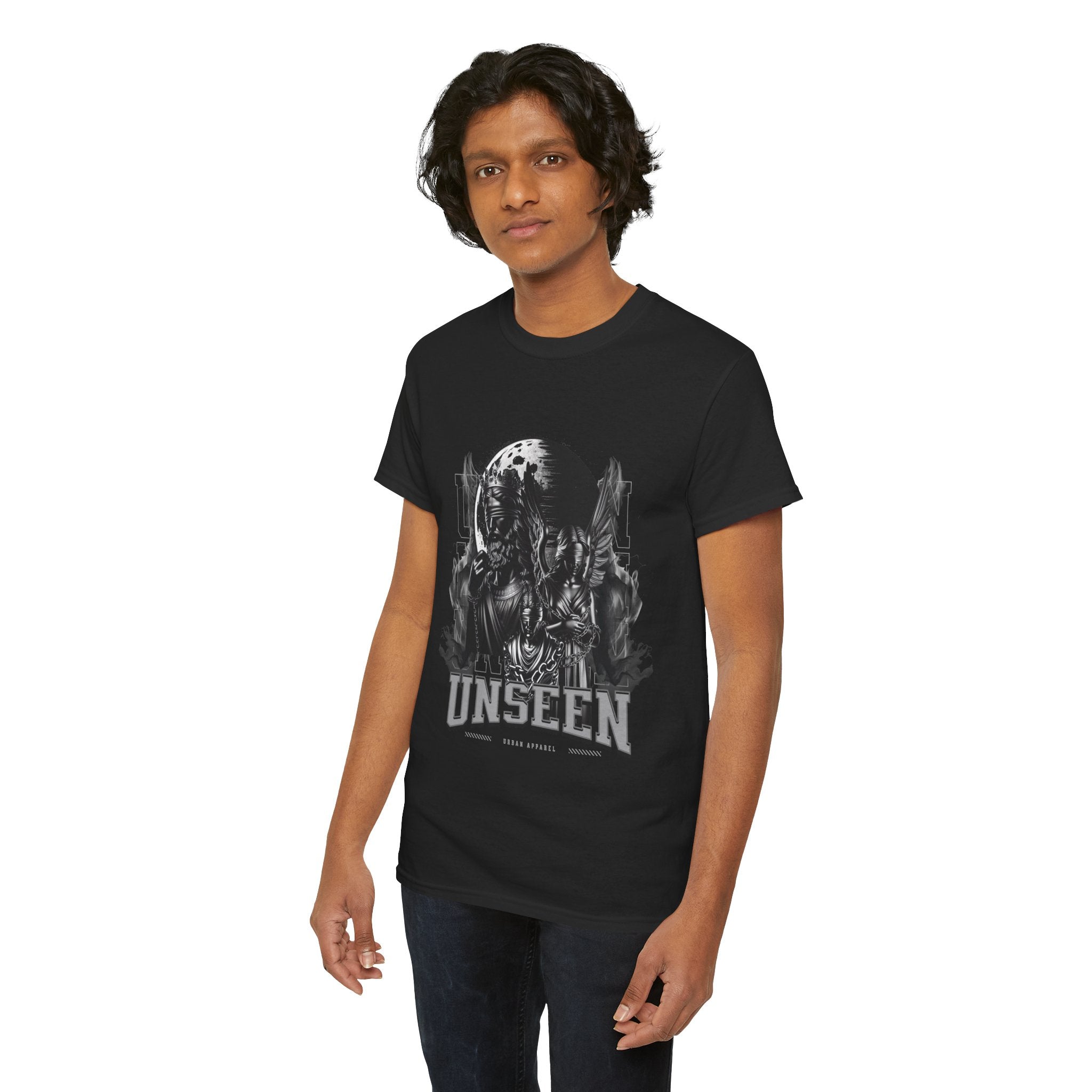 "Unseen" Blindfolded Figures with Chains - Dark Urban Apparel Digital Art