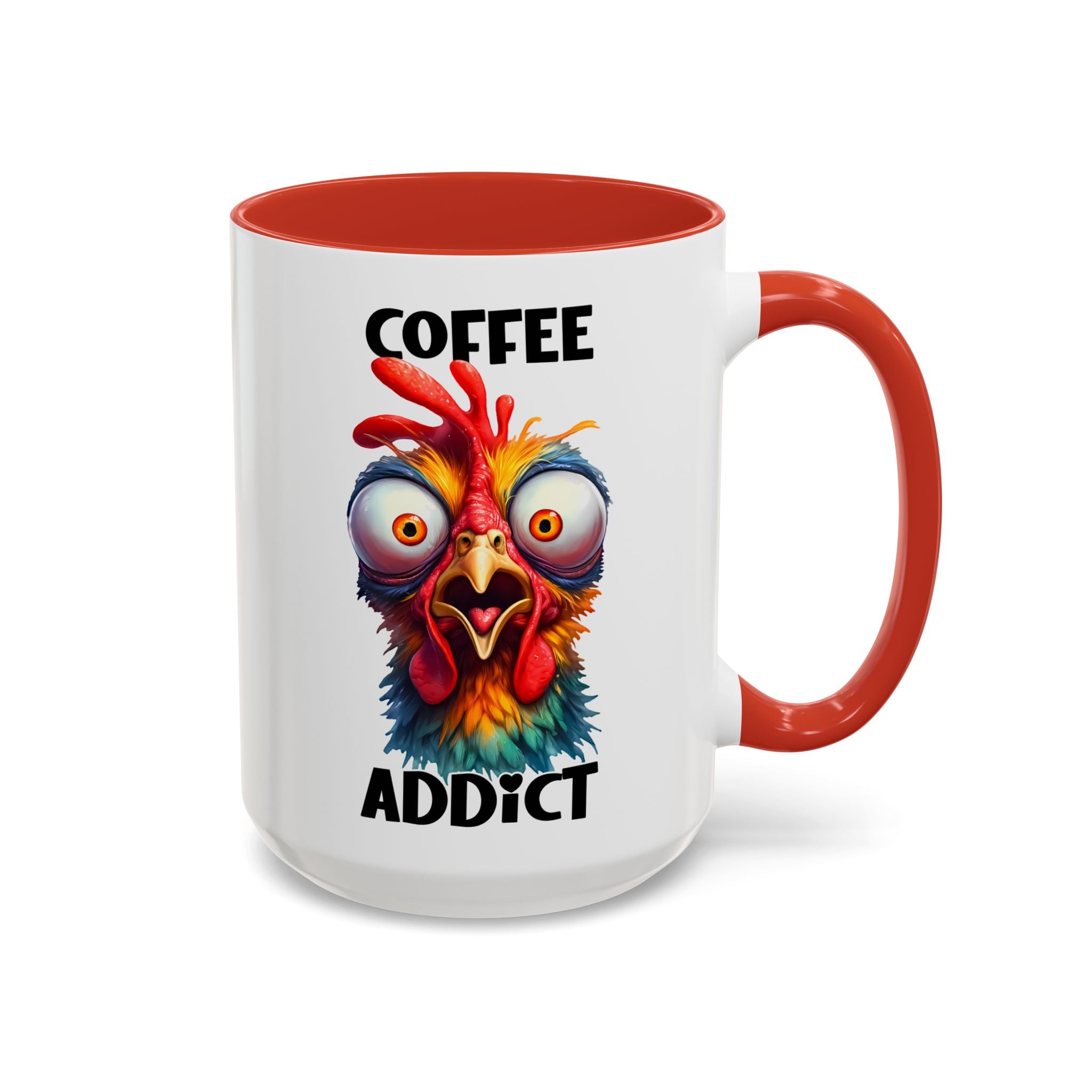 Coffee Addict – Perplexed Chicken Mug