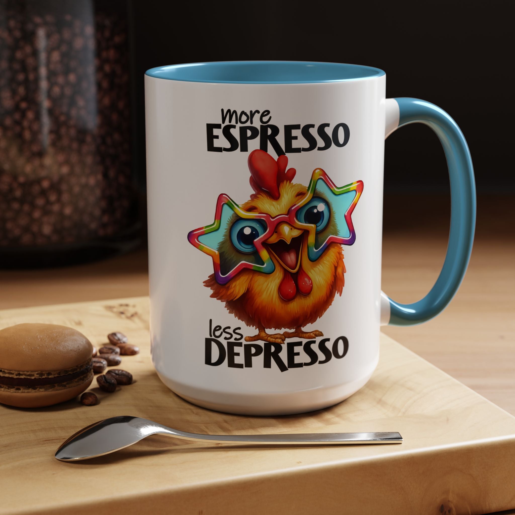 More Espresso, Less Depresso – Mood-Boosting Mug