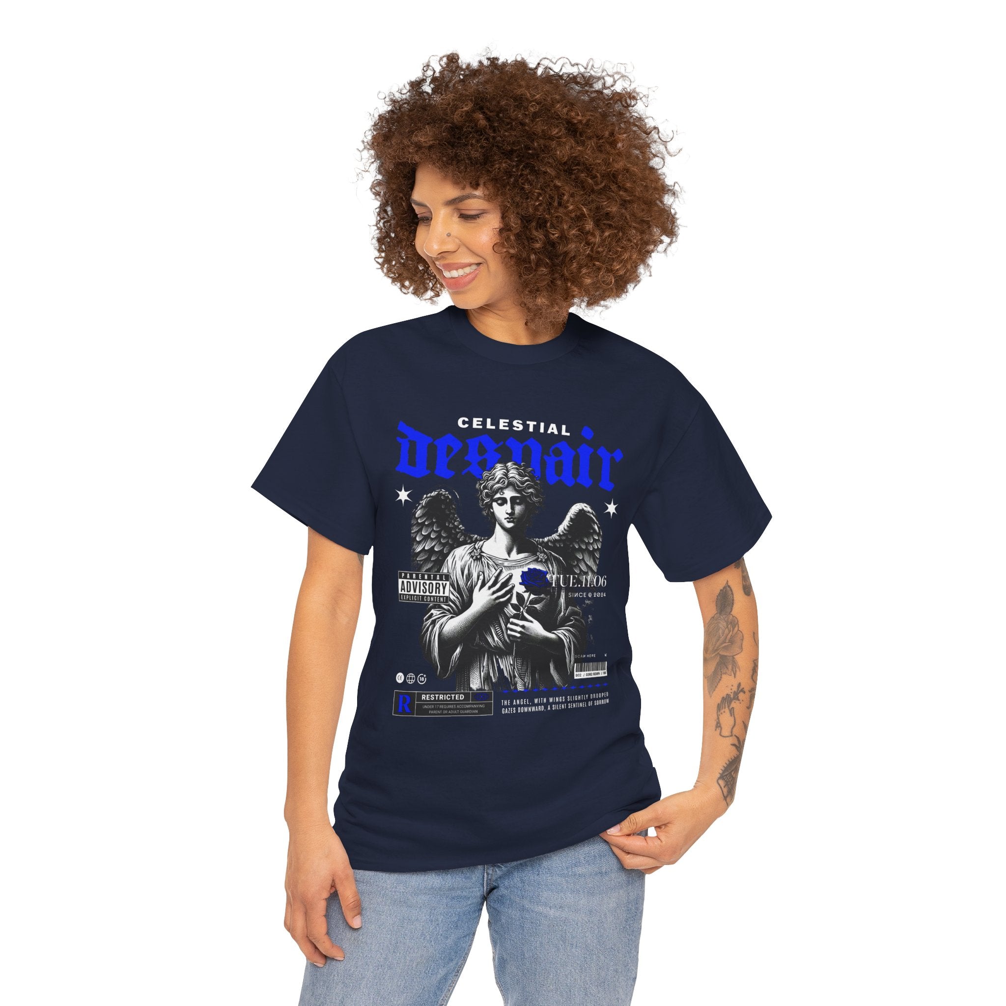 Celestial Despair Graphic T-Shirt Design