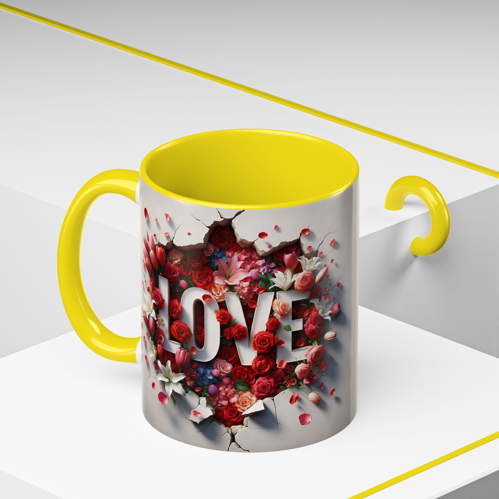 Love Mum Floral Coffee Mug