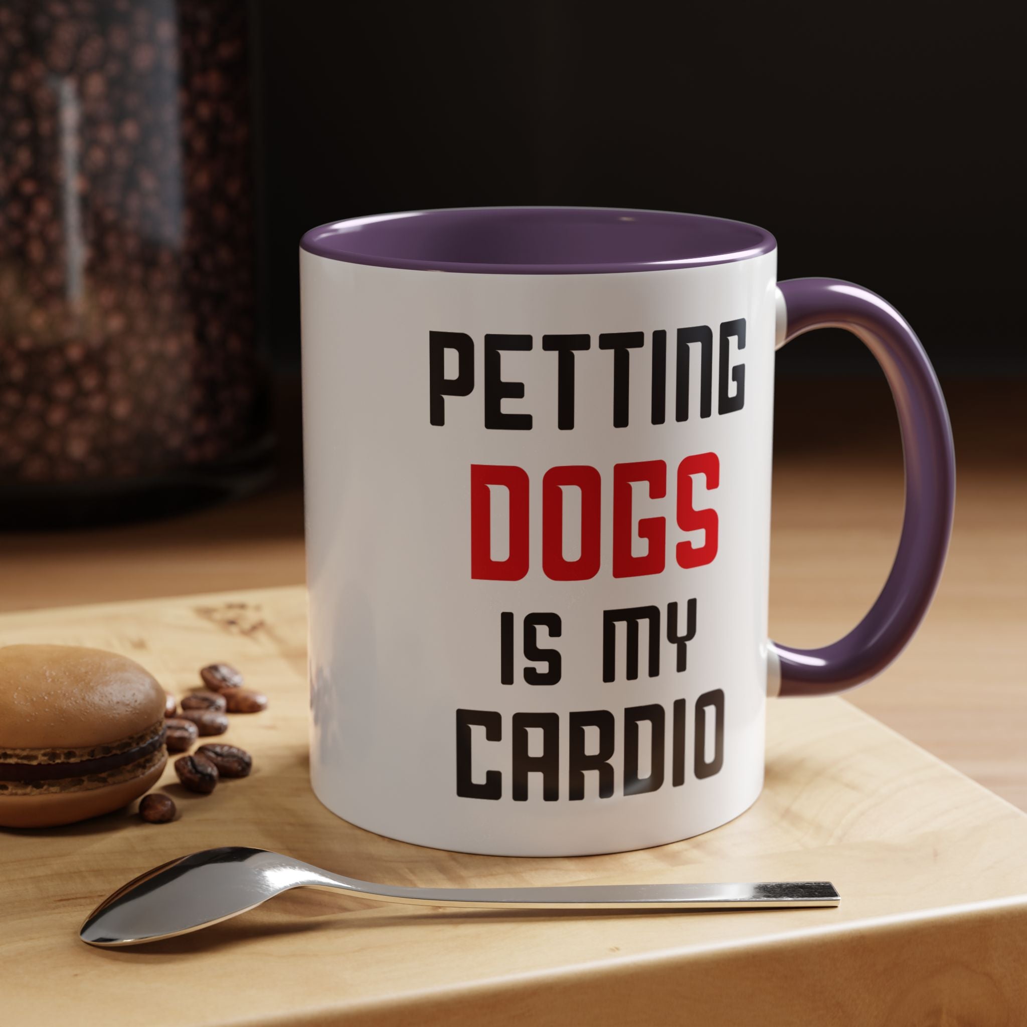 Dog Lover Coffee Mug – 11oz & 15oz Funny Pet Quote, Colorful Interior