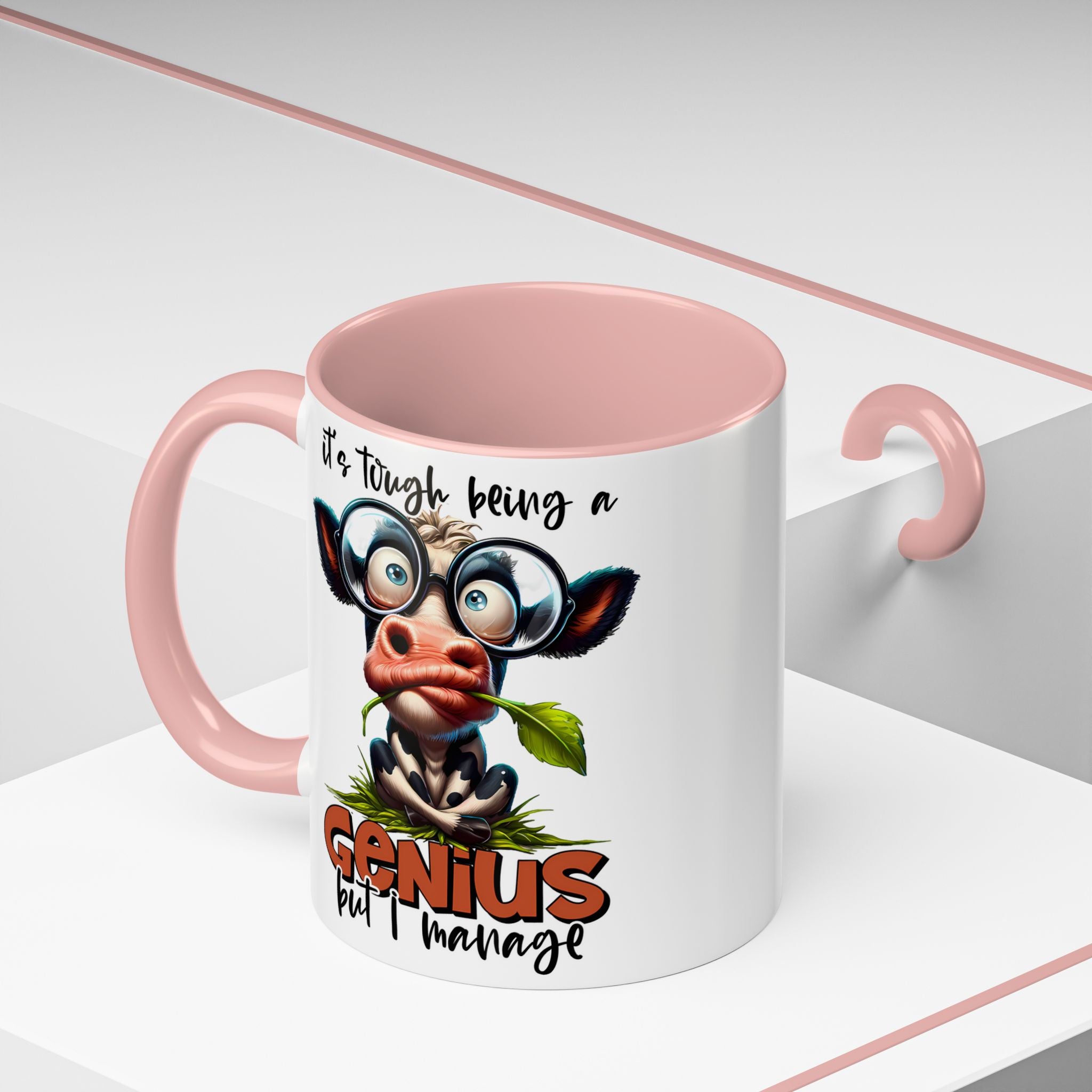 Moo-dest Genius Coffee Mug