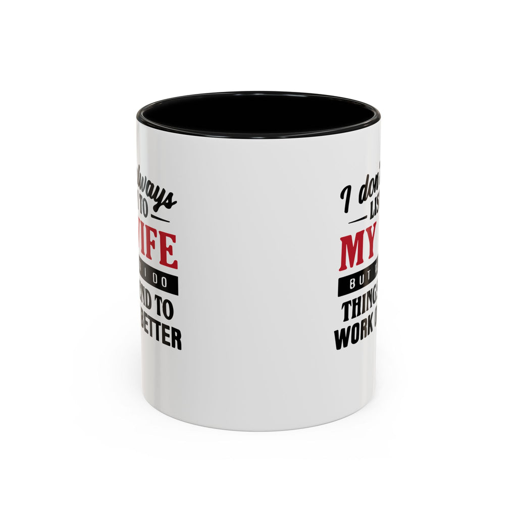 Funny Husband Coffee Mug – 11oz & 15oz Humor Quote, Colorful Interior
