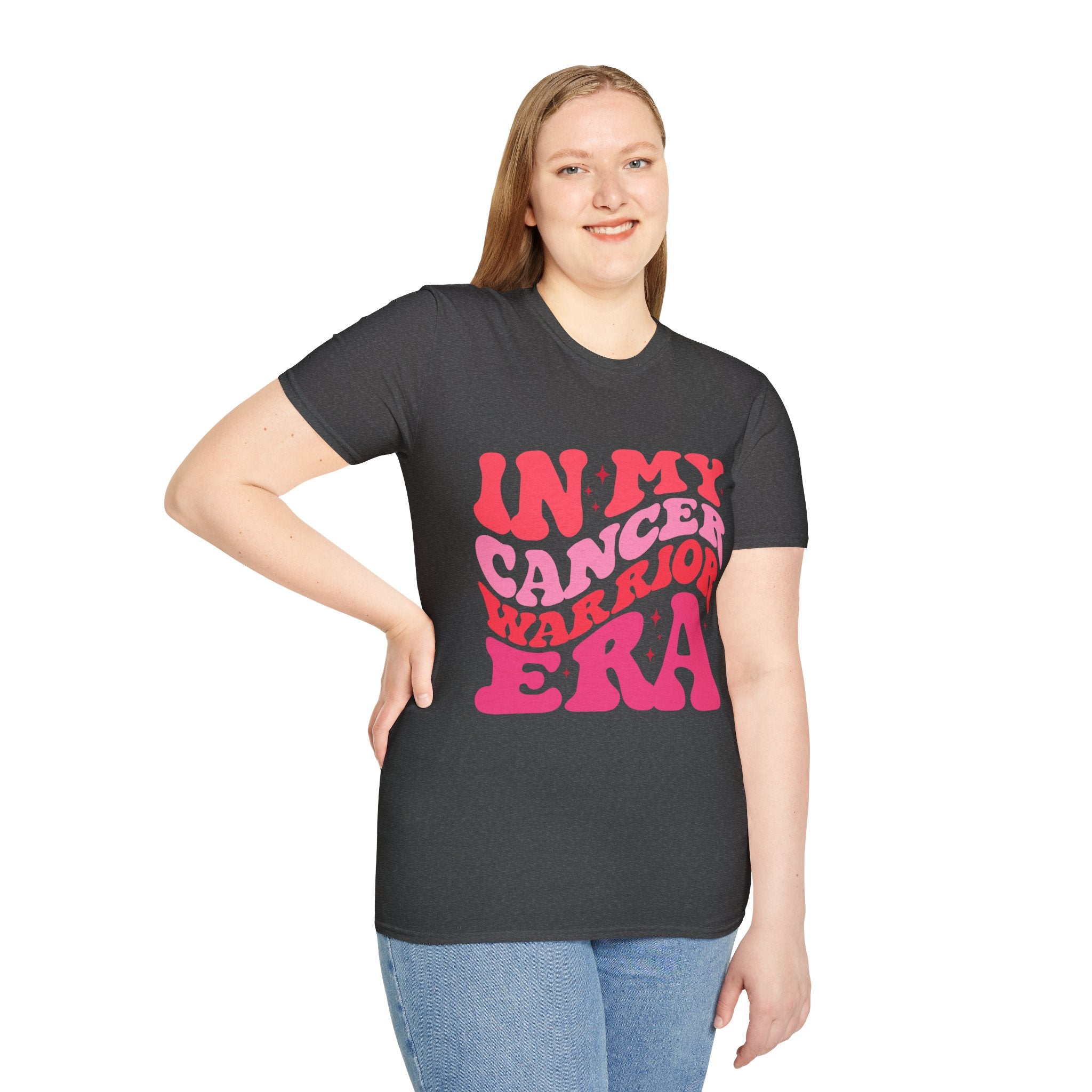 Inspirational T-Shirt – “In My Cancer Warrior Era” Support Tee for Cancer Survivors, Fighters, and Awareness Events