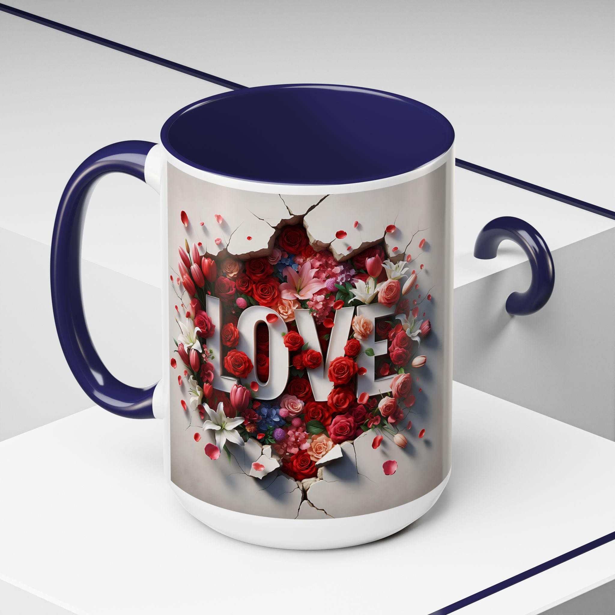 Love Mum Floral Coffee Mug