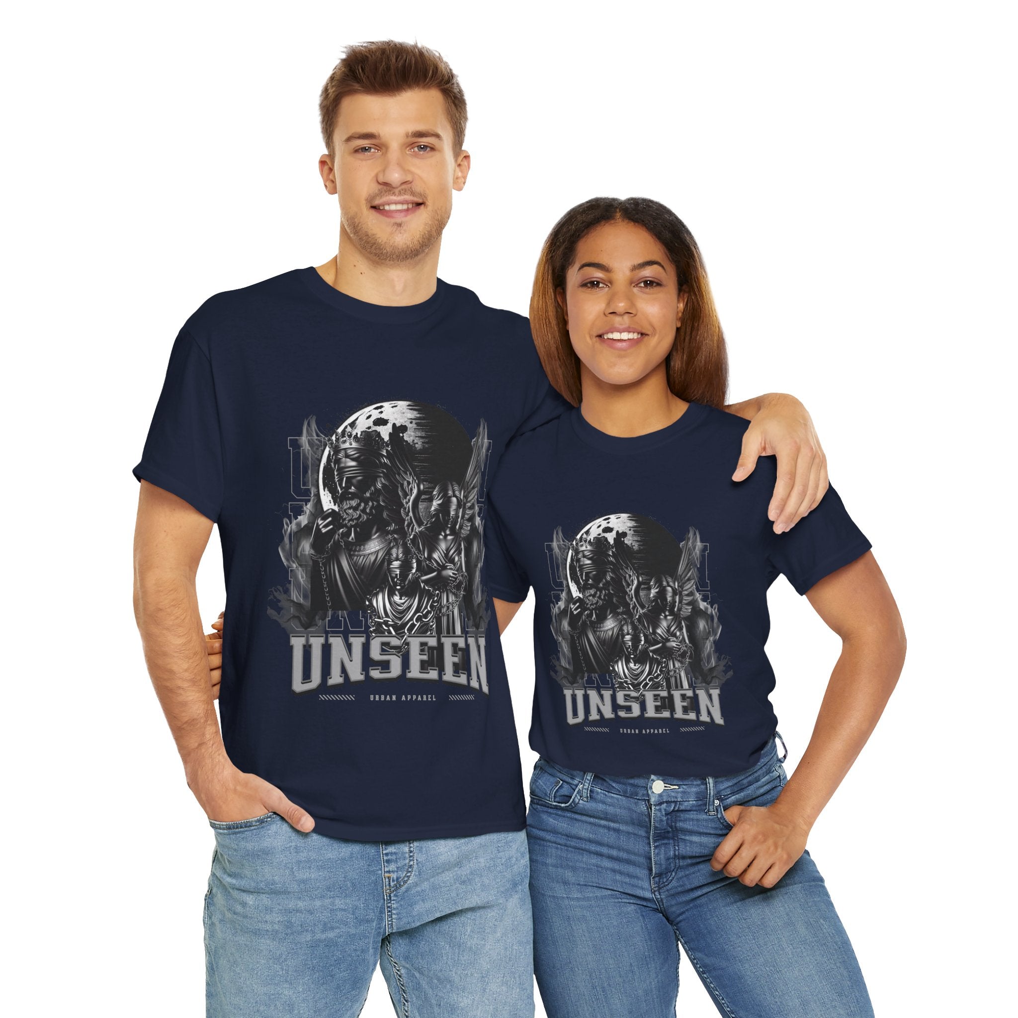 "Unseen" Blindfolded Figures with Chains - Dark Urban Apparel Digital Art