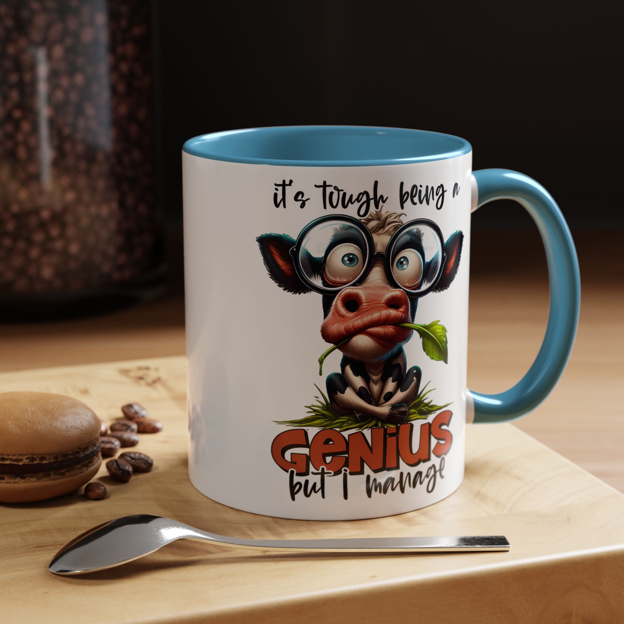 Moo-dest Genius Coffee Mug