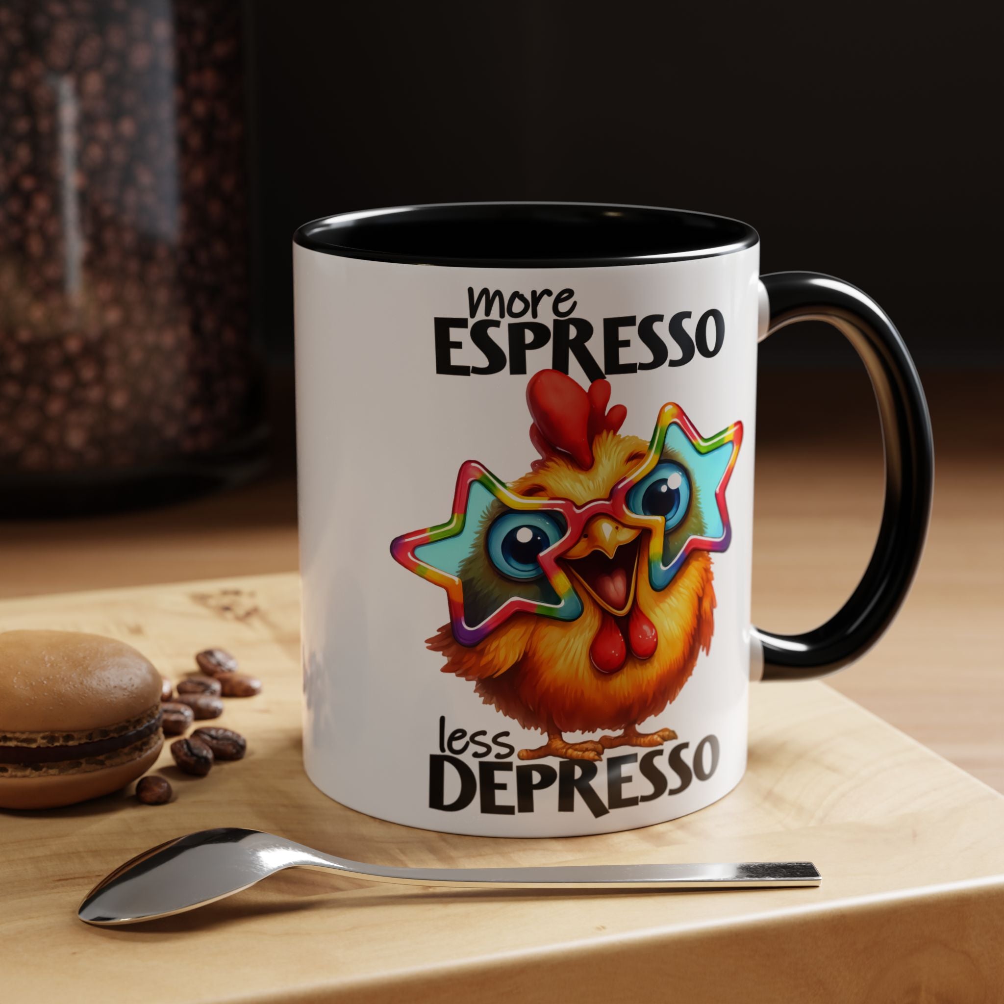 More Espresso, Less Depresso – Mood-Boosting Mug