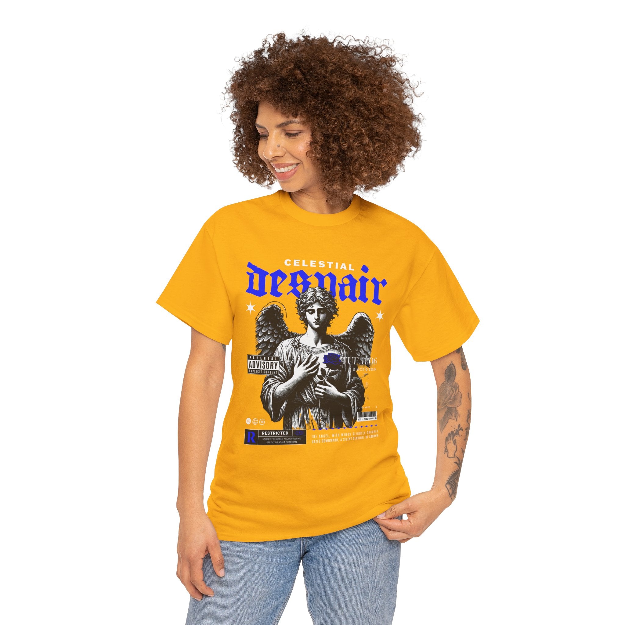 Celestial Despair Graphic T-Shirt Design