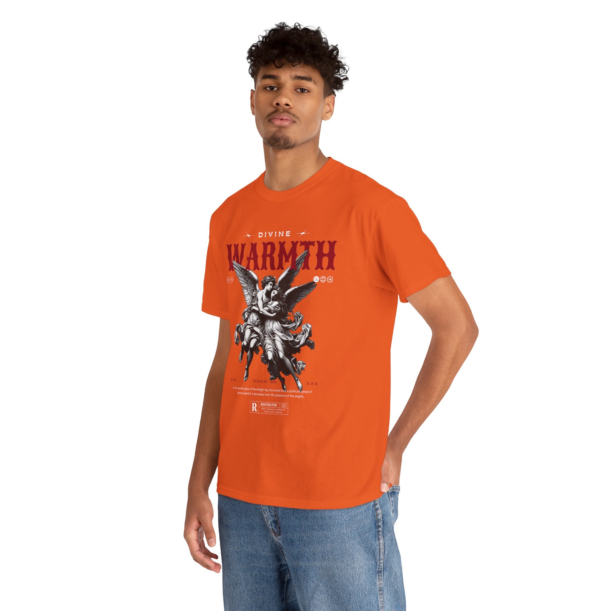 Divine Warmth: Angelic Embrace T-Shirt Design