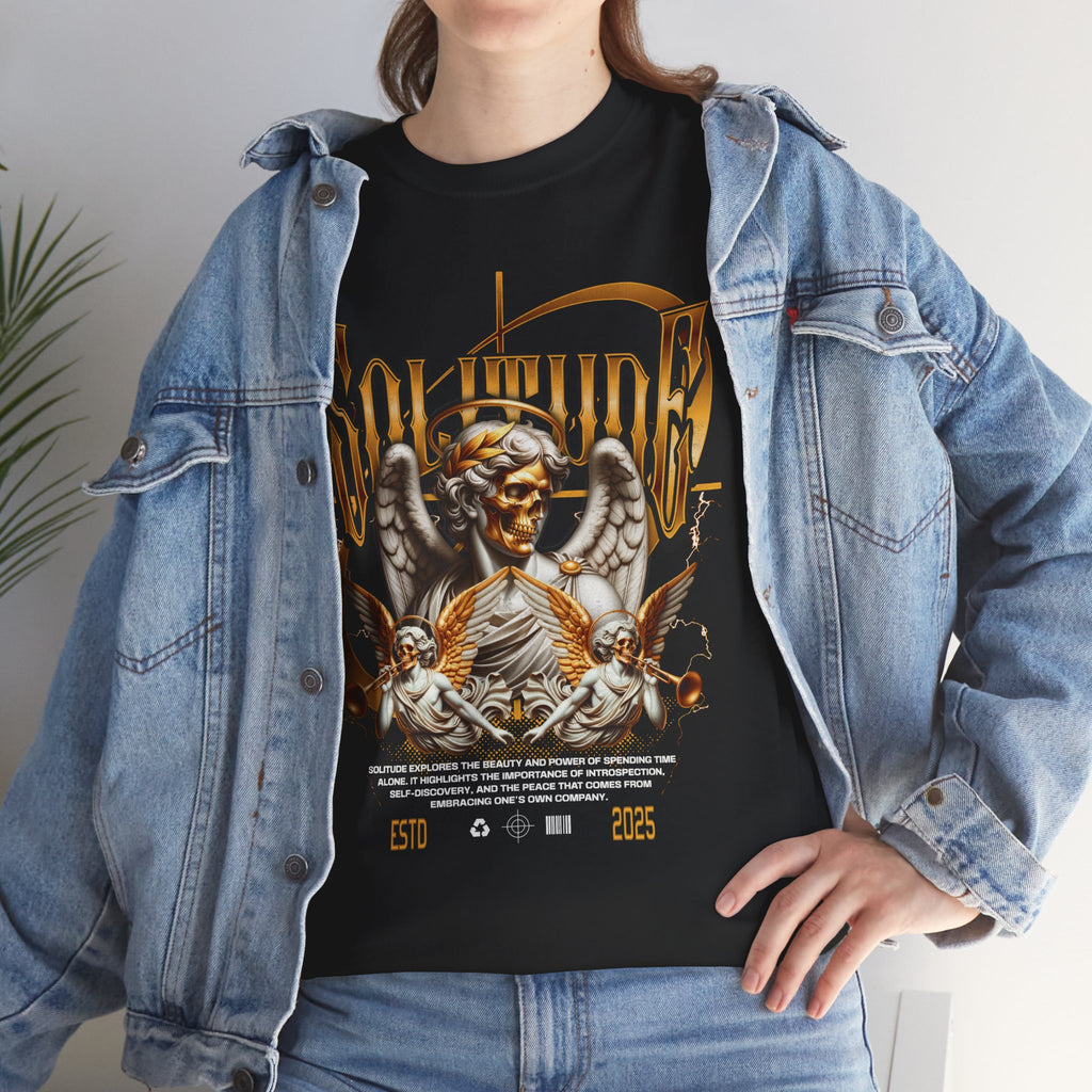 "Wings of Sin" - Gothic T-Shirt Design