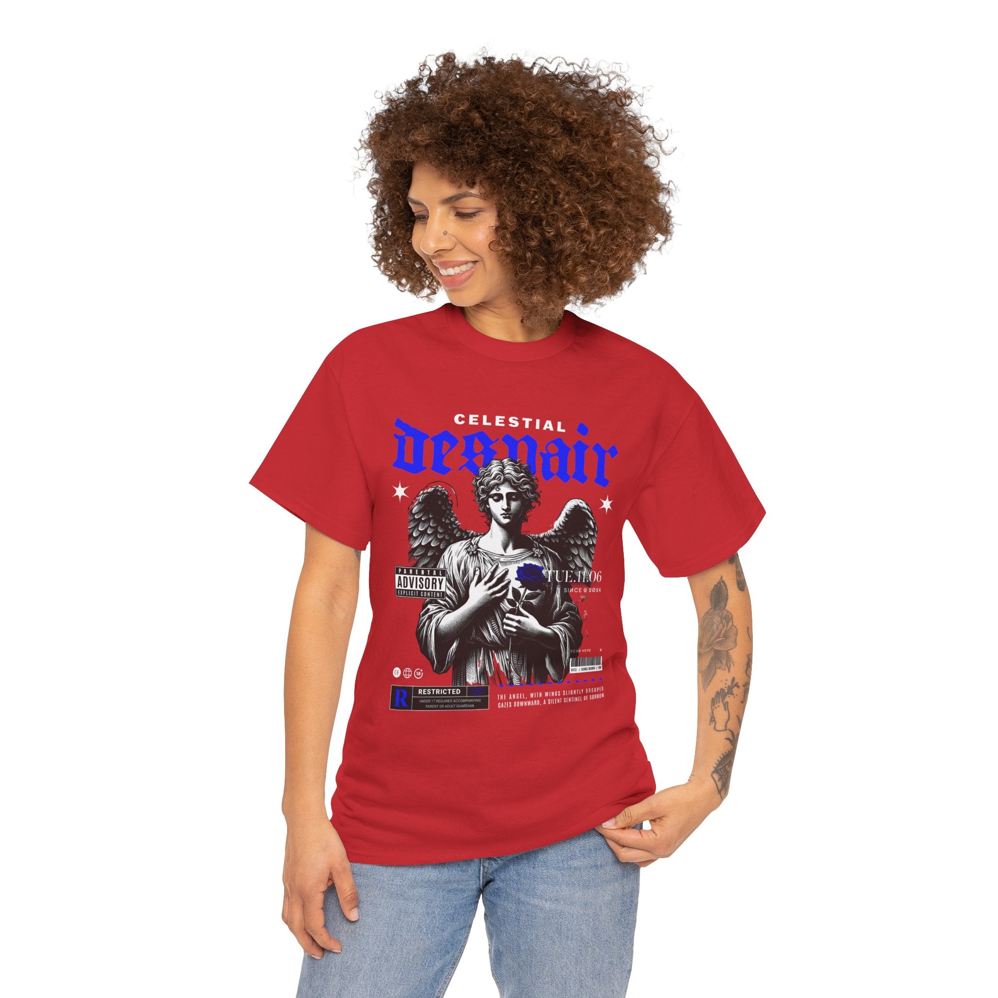 Celestial Despair Graphic T-Shirt Design