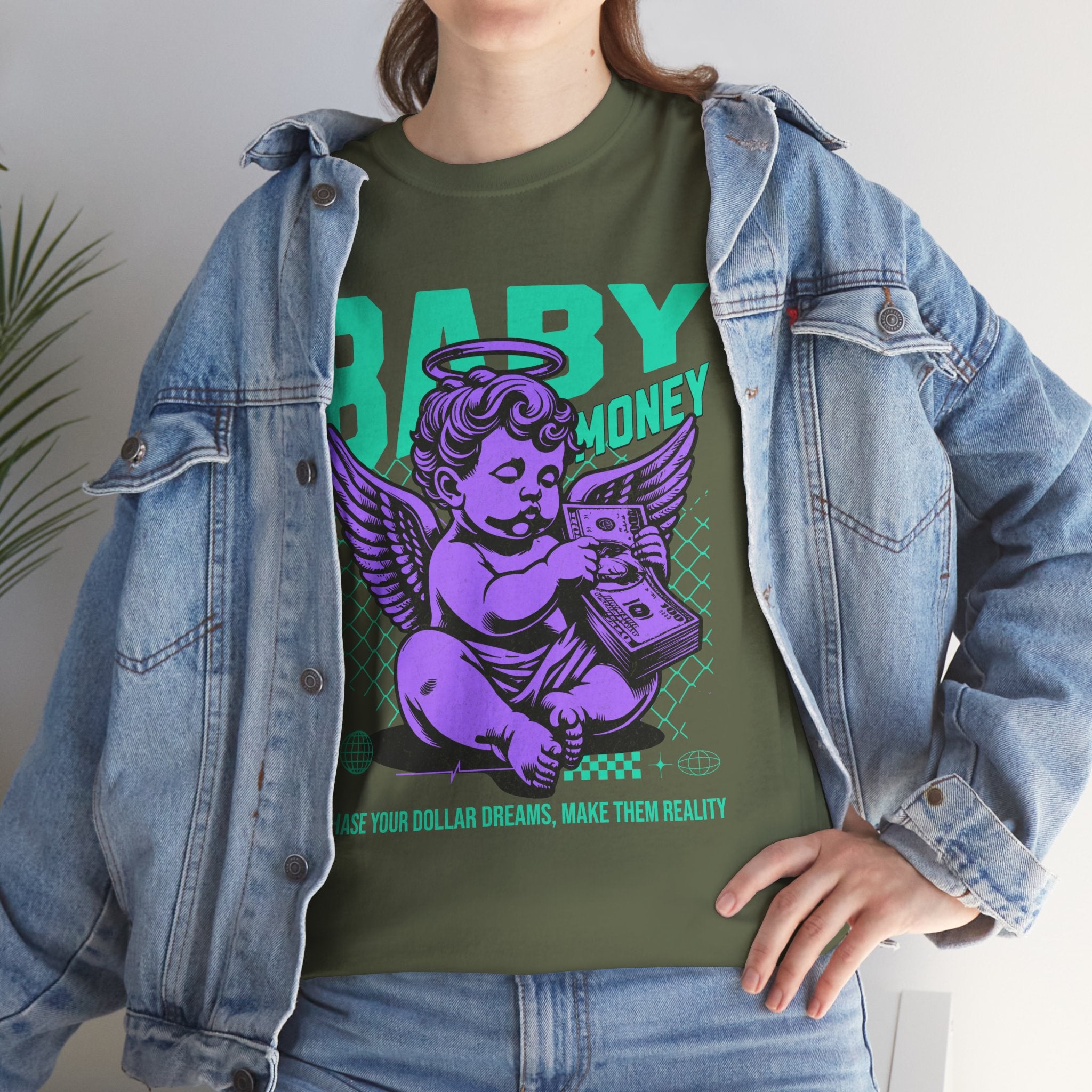 Baby Money: Chase Your Dollar Dreams Streetwear Graphic