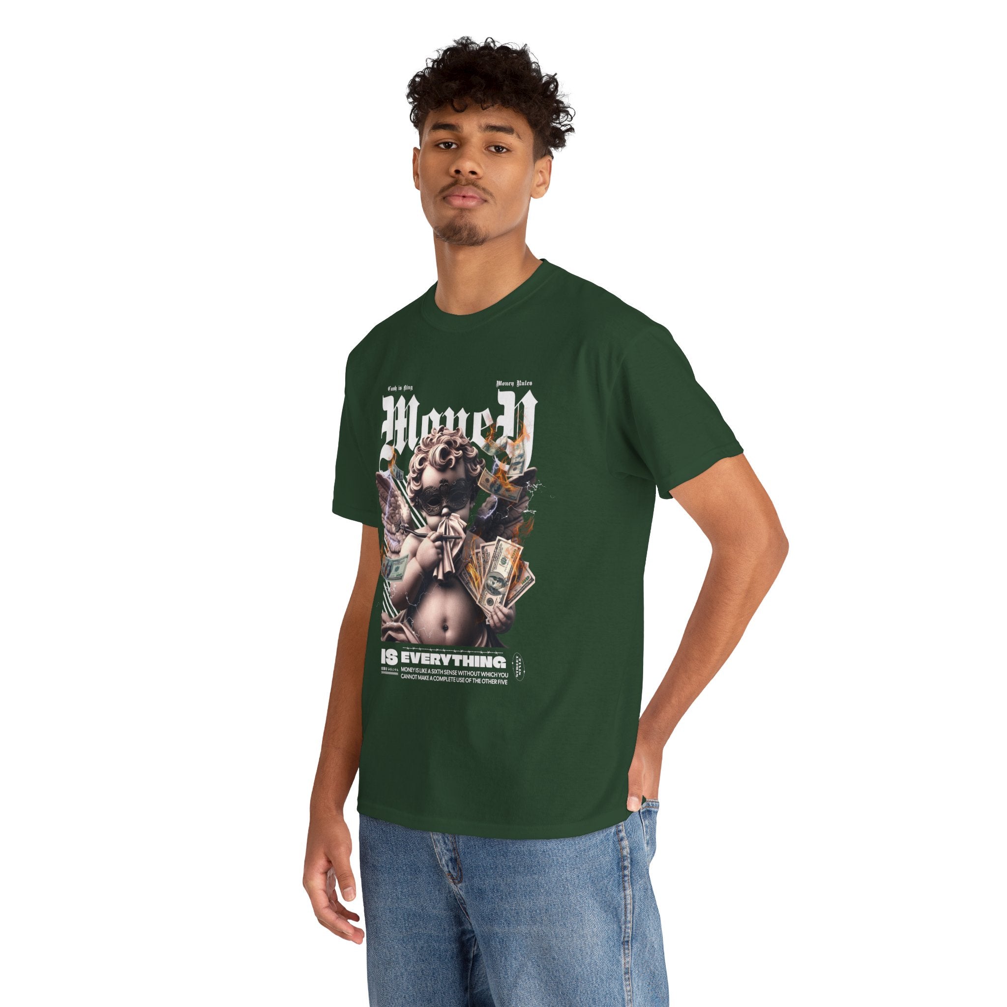 Money is Everything: Opulent Cherub Streetwear Design