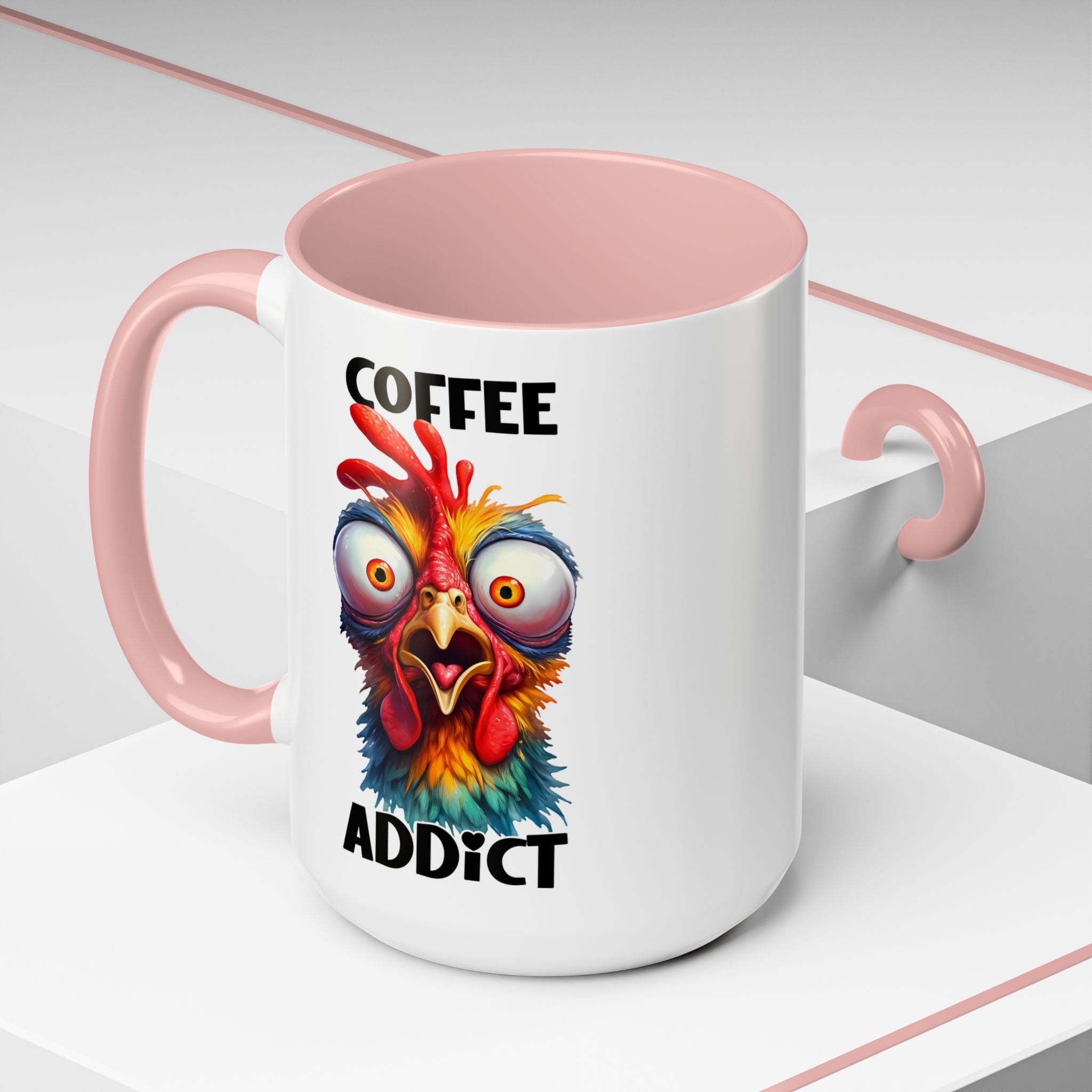 Coffee Addict – Perplexed Chicken Mug
