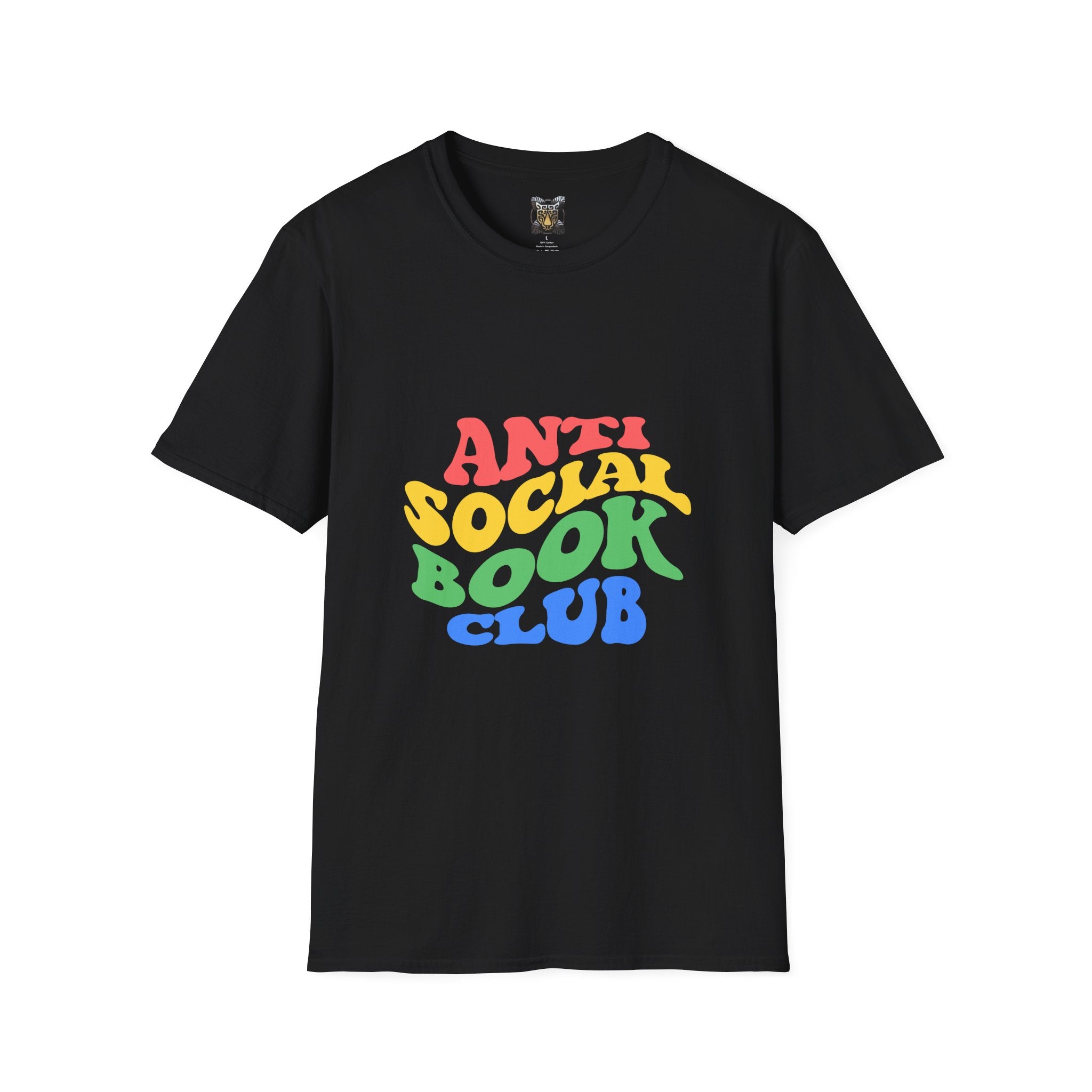 Anti Social Book Club T-Shirt – Funny Reading Graphic Tee, Introvert Book Lover Shirt, Unisex Literary