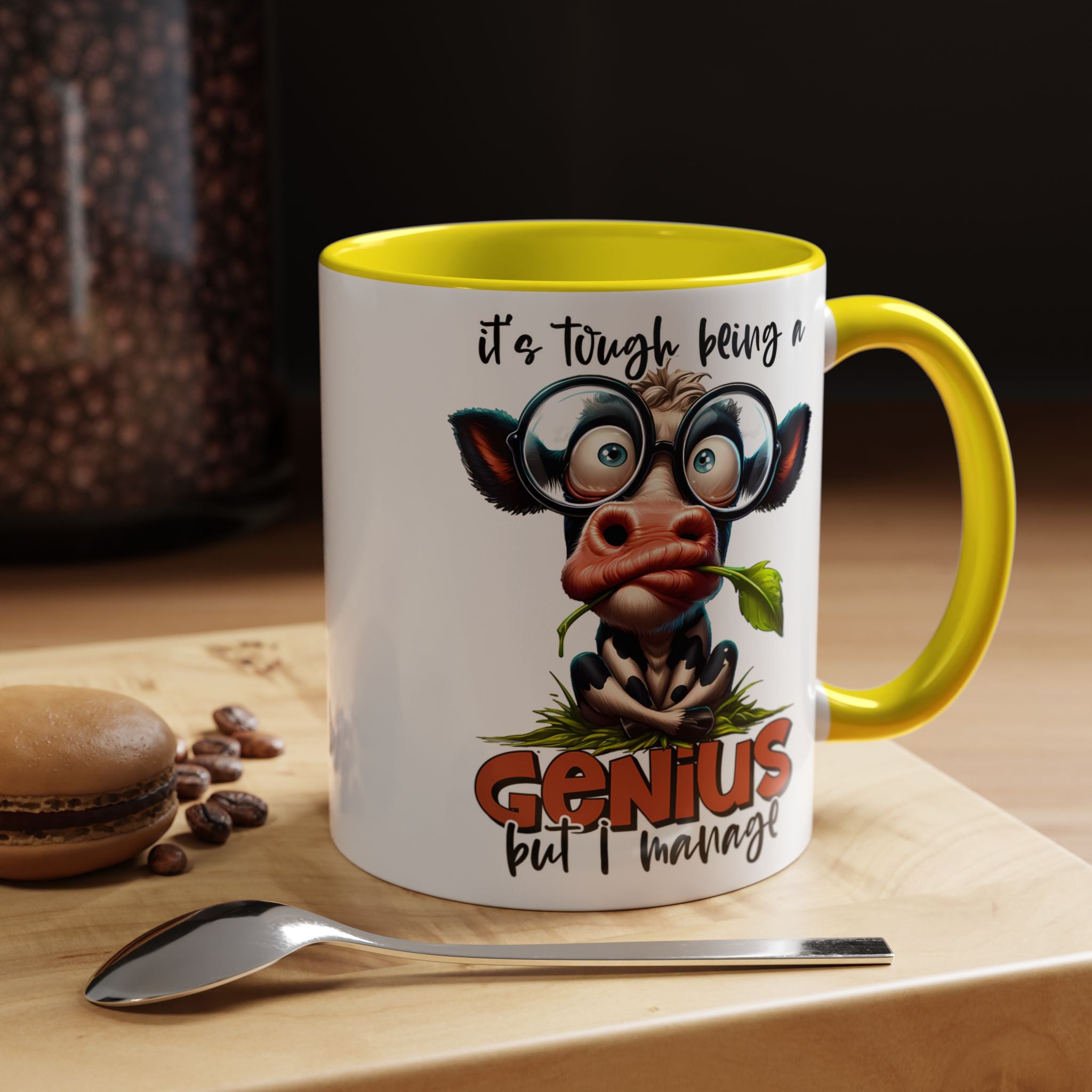 Moo-dest Genius Coffee Mug