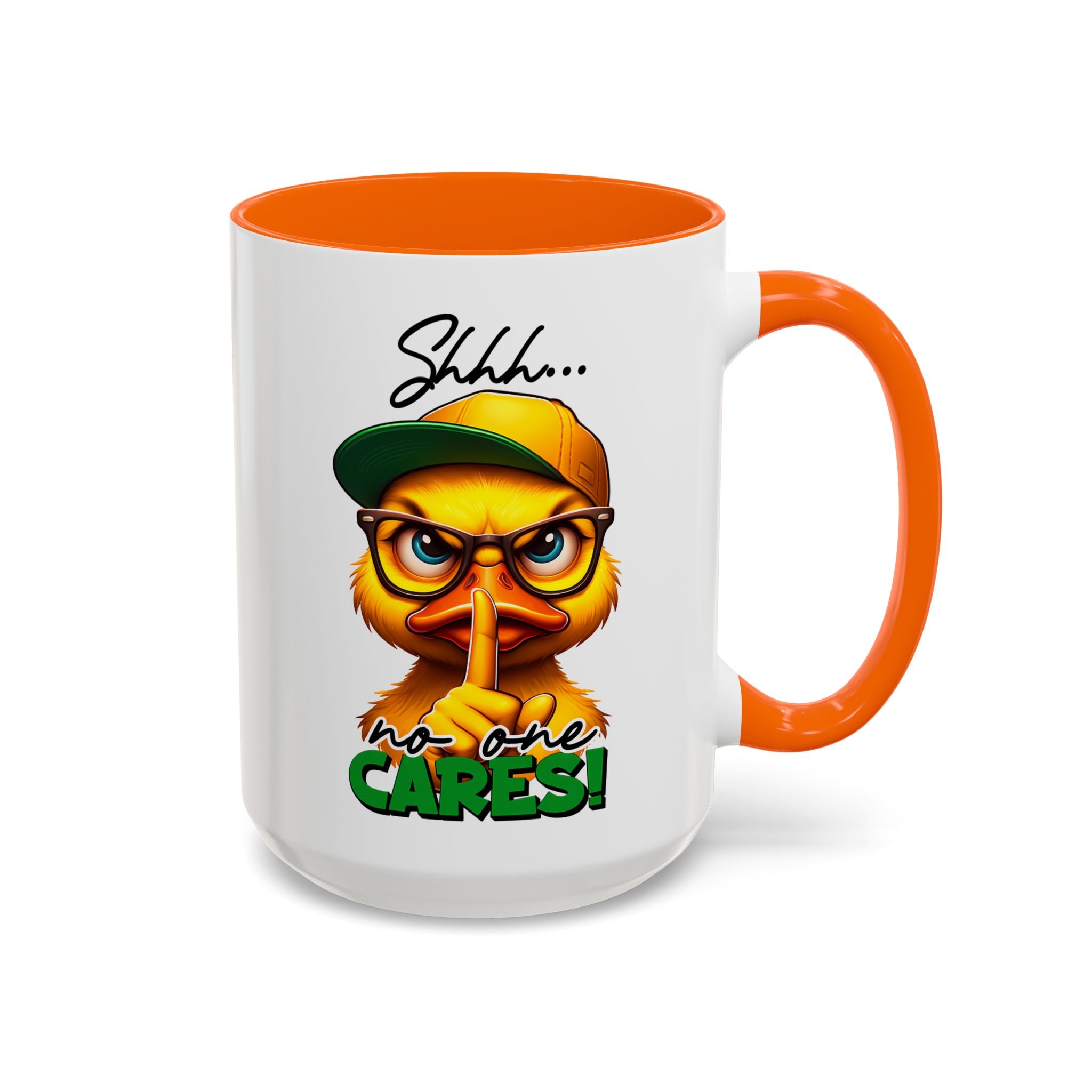 Shhh… No One Cares Duckling Mug