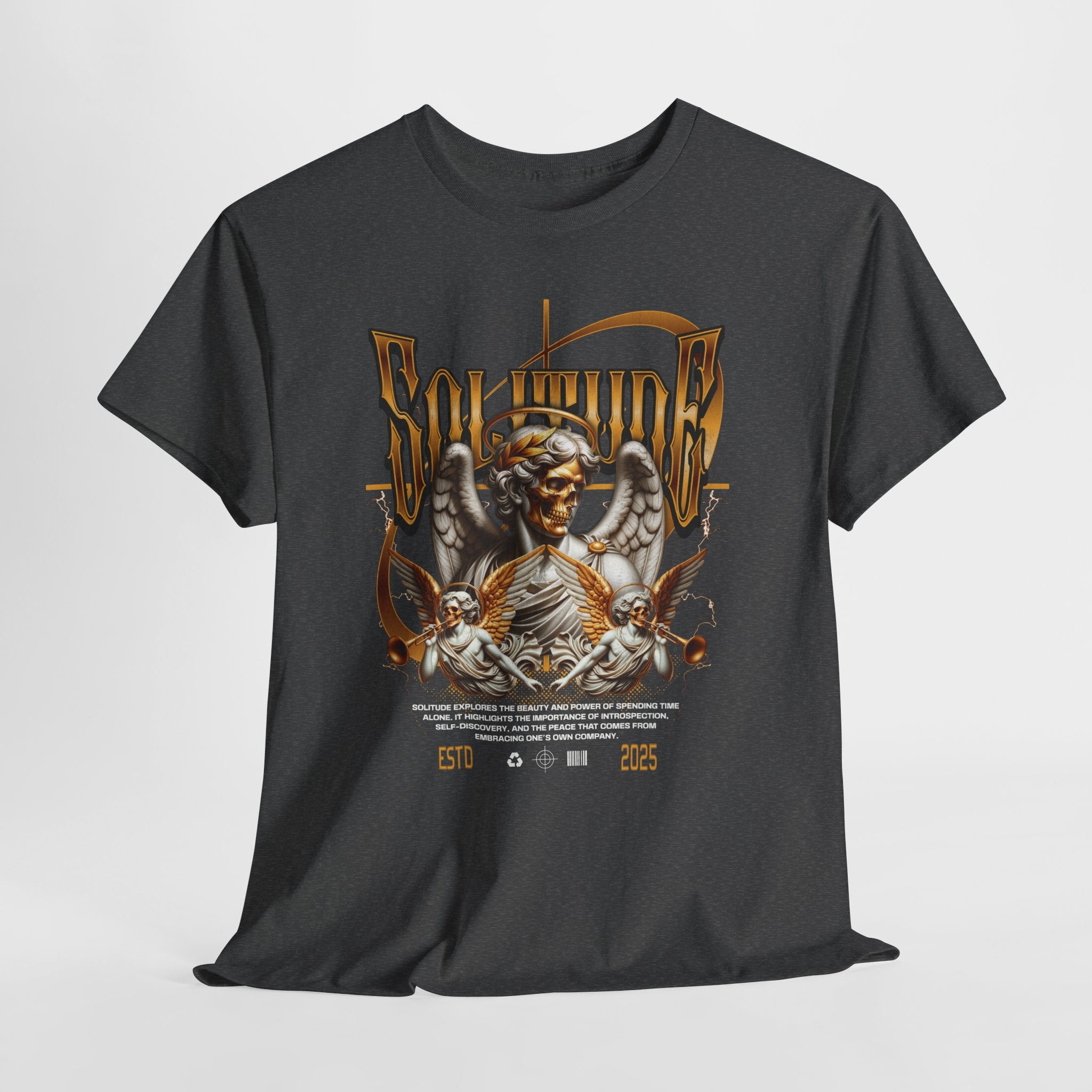 "Wings of Sin" - Gothic T-Shirt Design